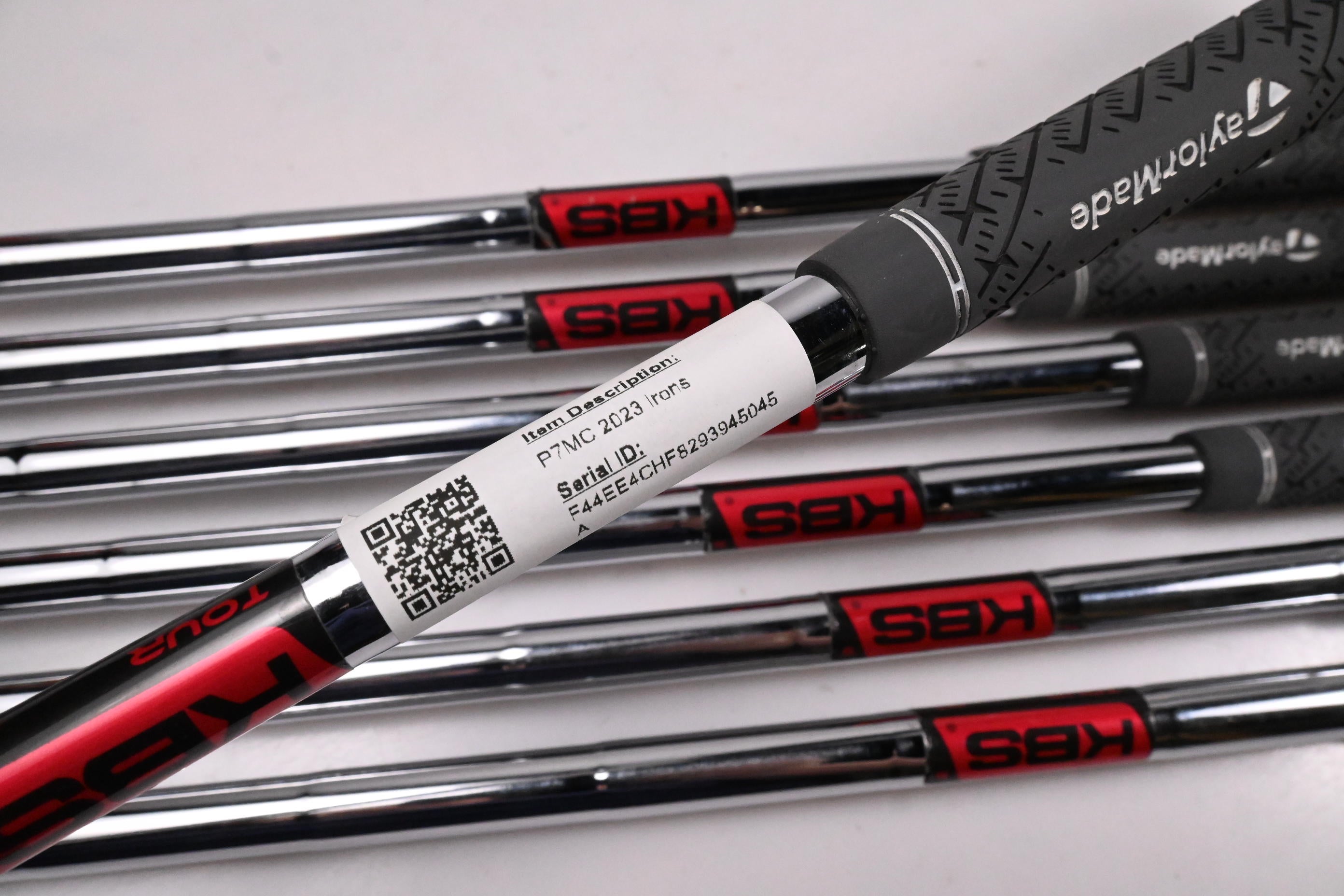 Taylormade P7MC 2023 Irons / 4-PW / Stiff Flex KBS Tour Shafts