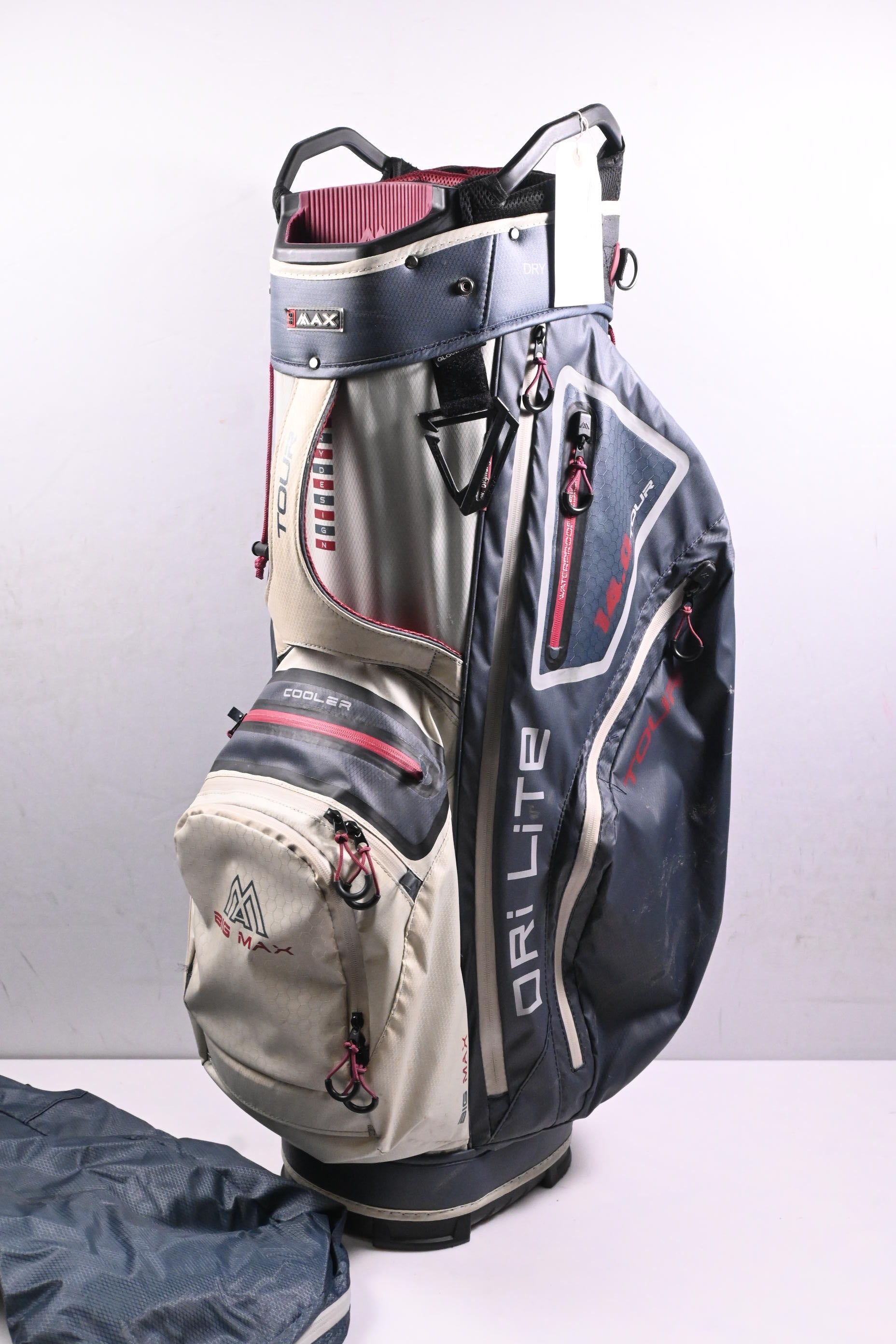 Big Max Dri Lite 14.0 Tour Cart Bag / 14-Way Divider / Blue, White