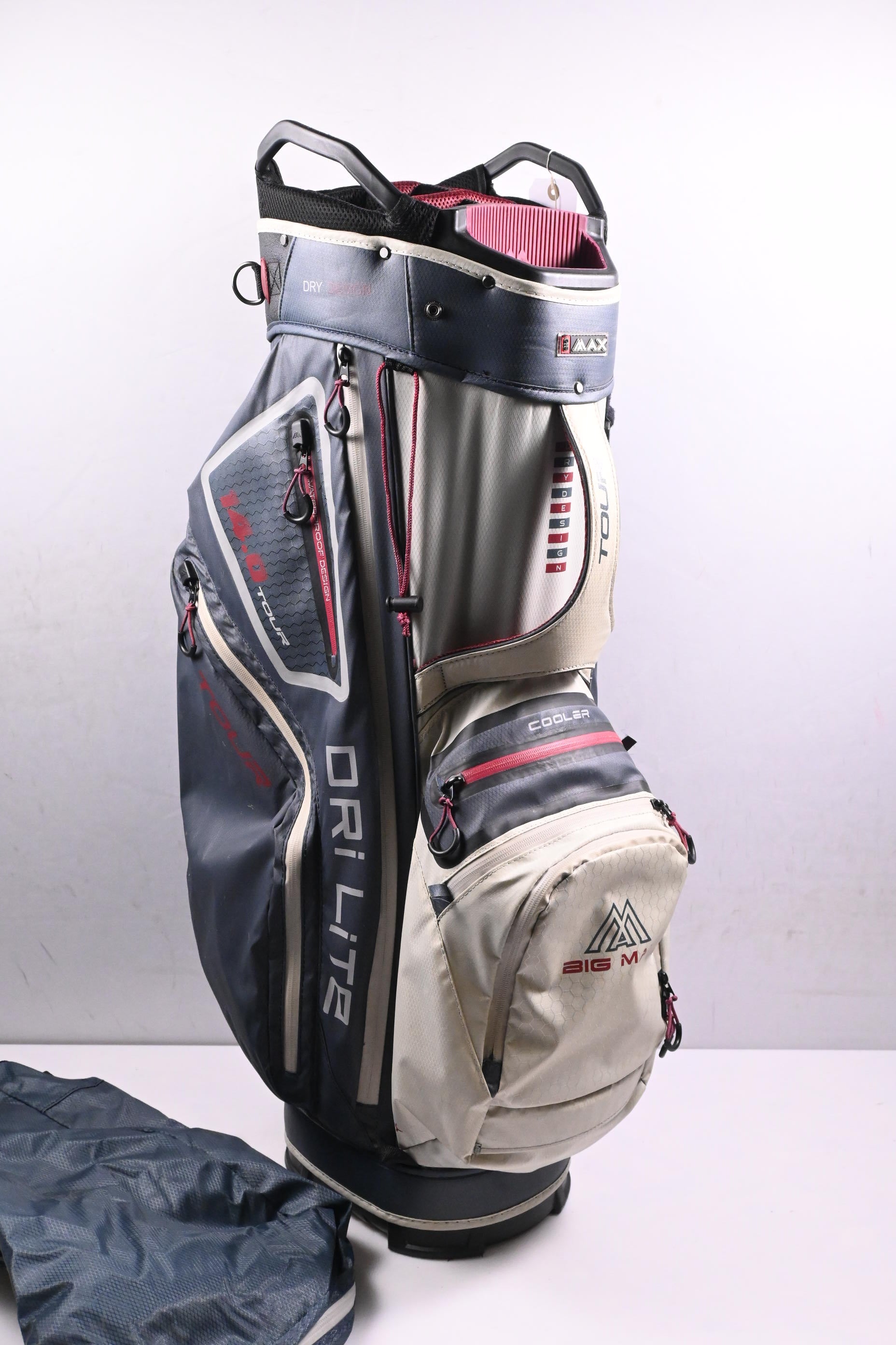 Big Max Dri Lite 14.0 Tour Cart Bag / 14-Way Divider / Blue, White