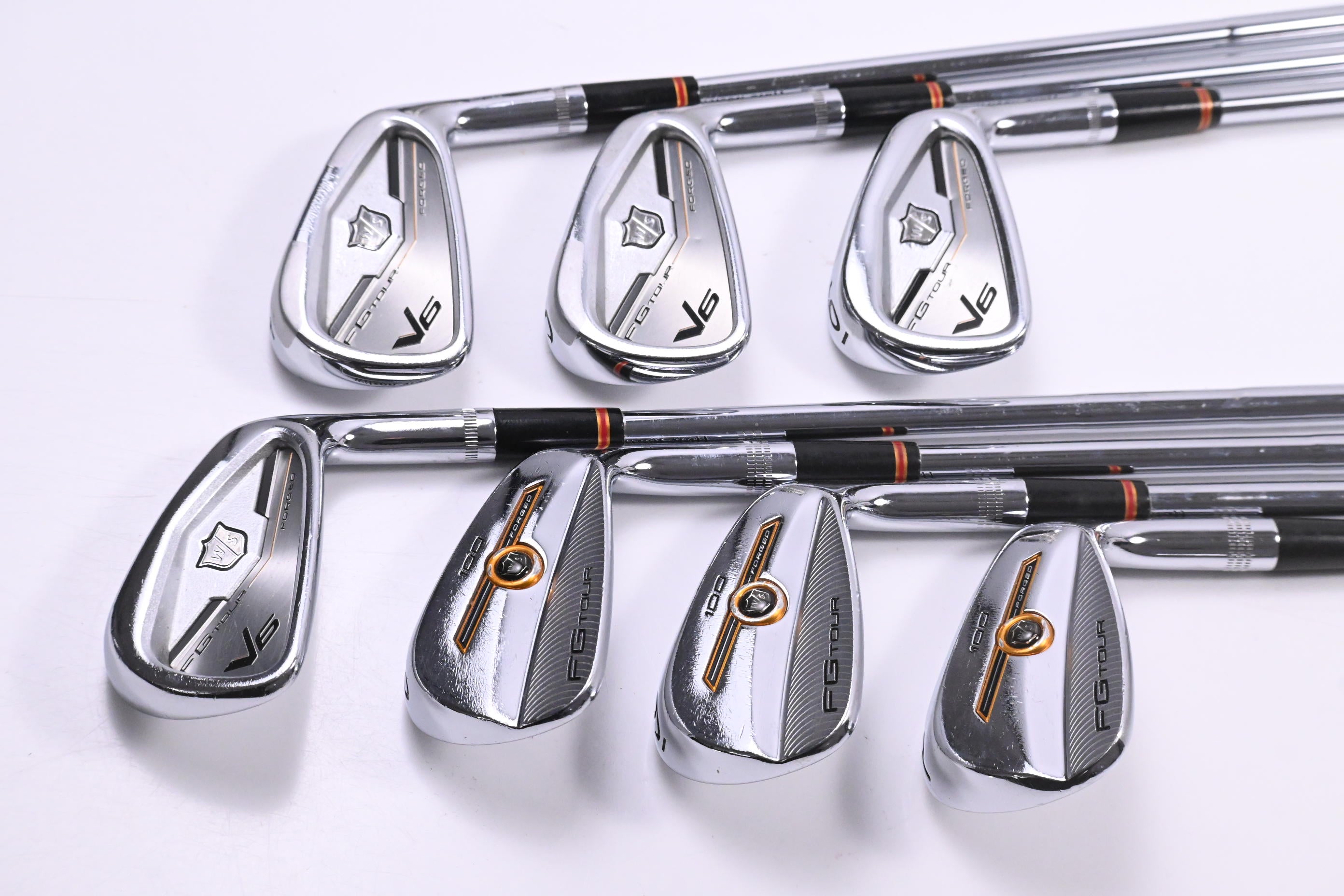 Wilson FG Tour V6 / 100 Combo Irons / 4-PW / X-Flex Dynamic Gold X100 Shafts