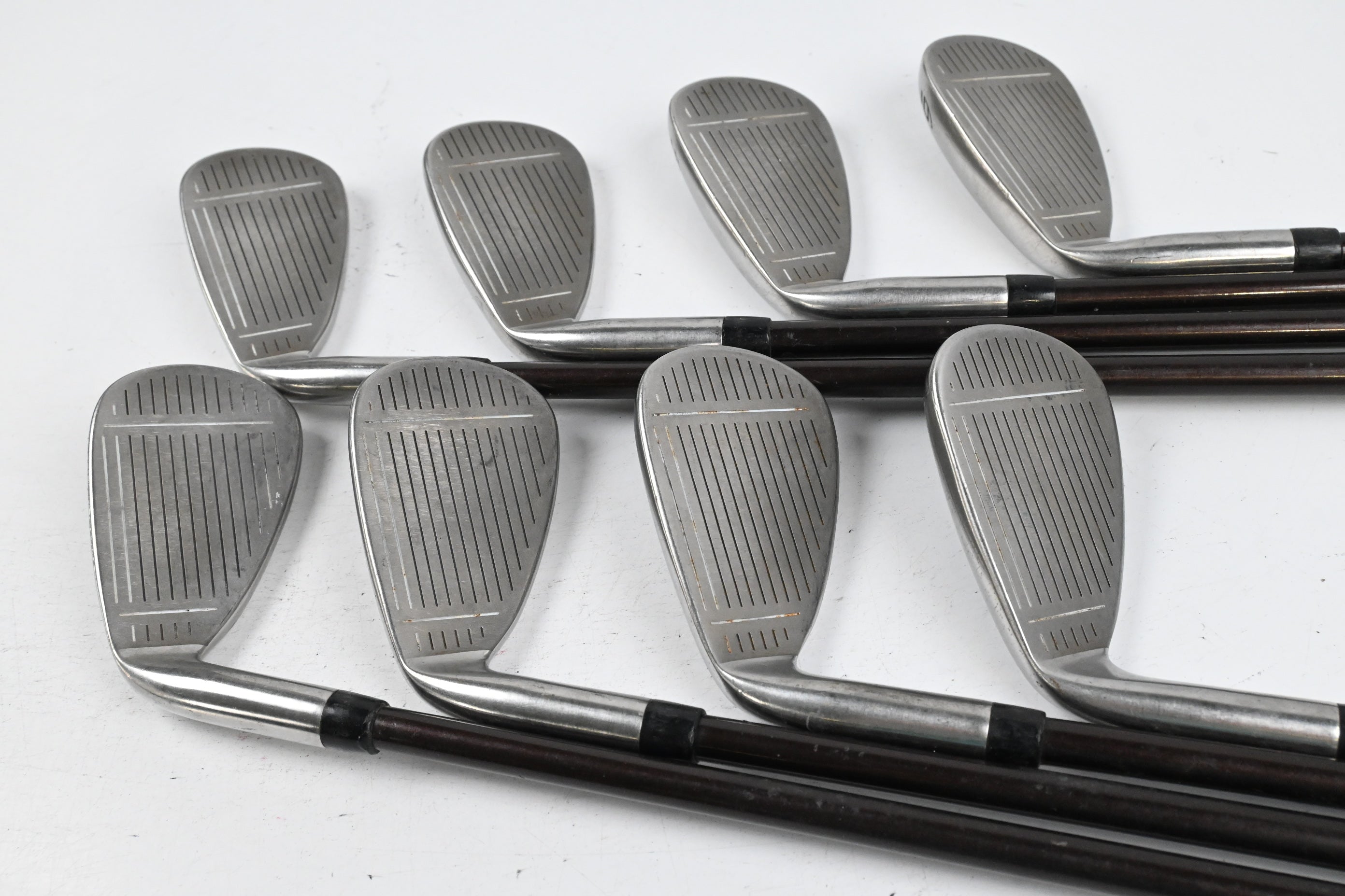 Taylormade Supersteel Irons / 3-PW / Regular Flex Bubble 80 Shafts