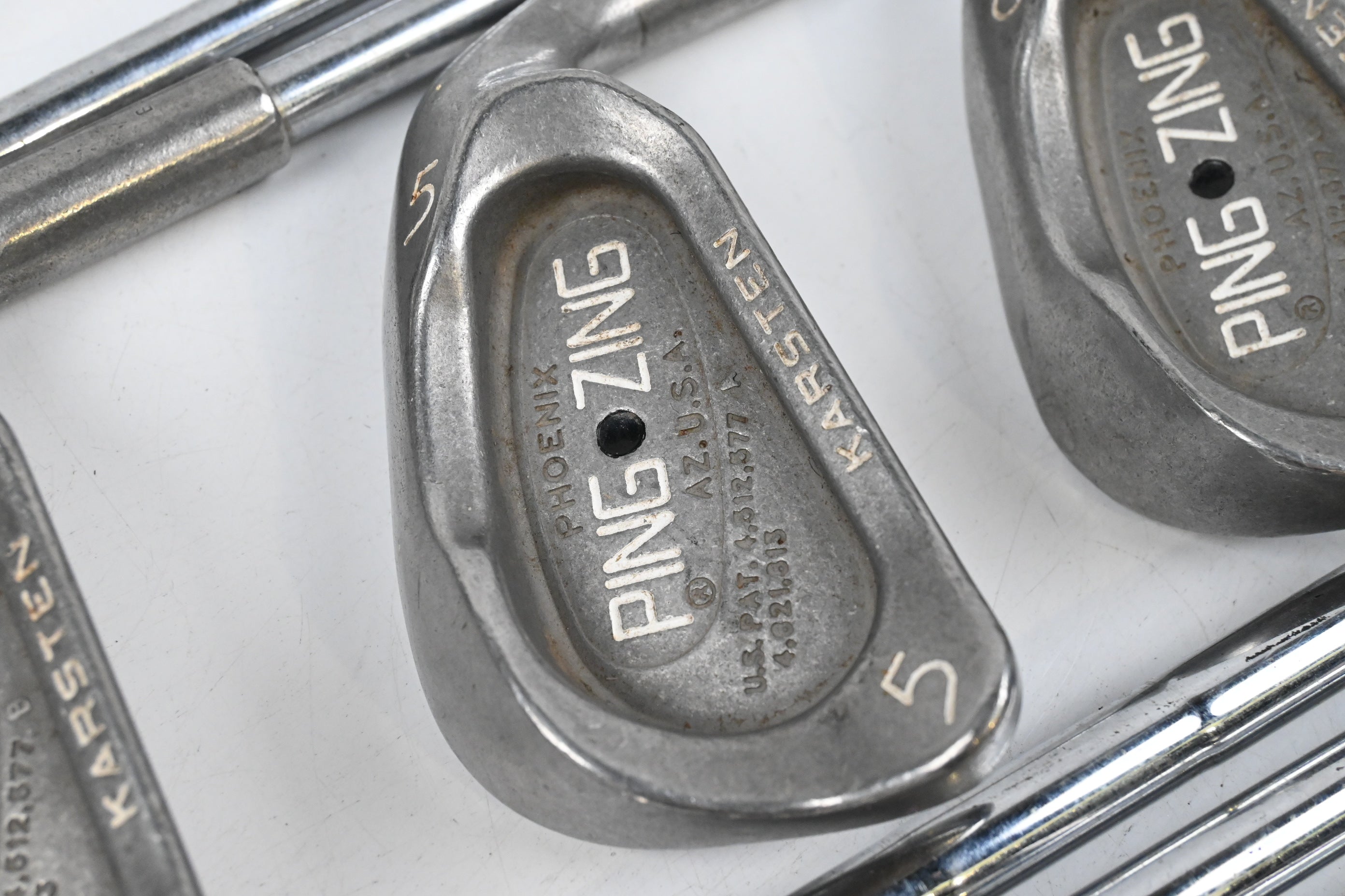 Ping Zing Irons / 3-PW+SW / Black Dot / Stiff Flex Ping KT-M Shafts