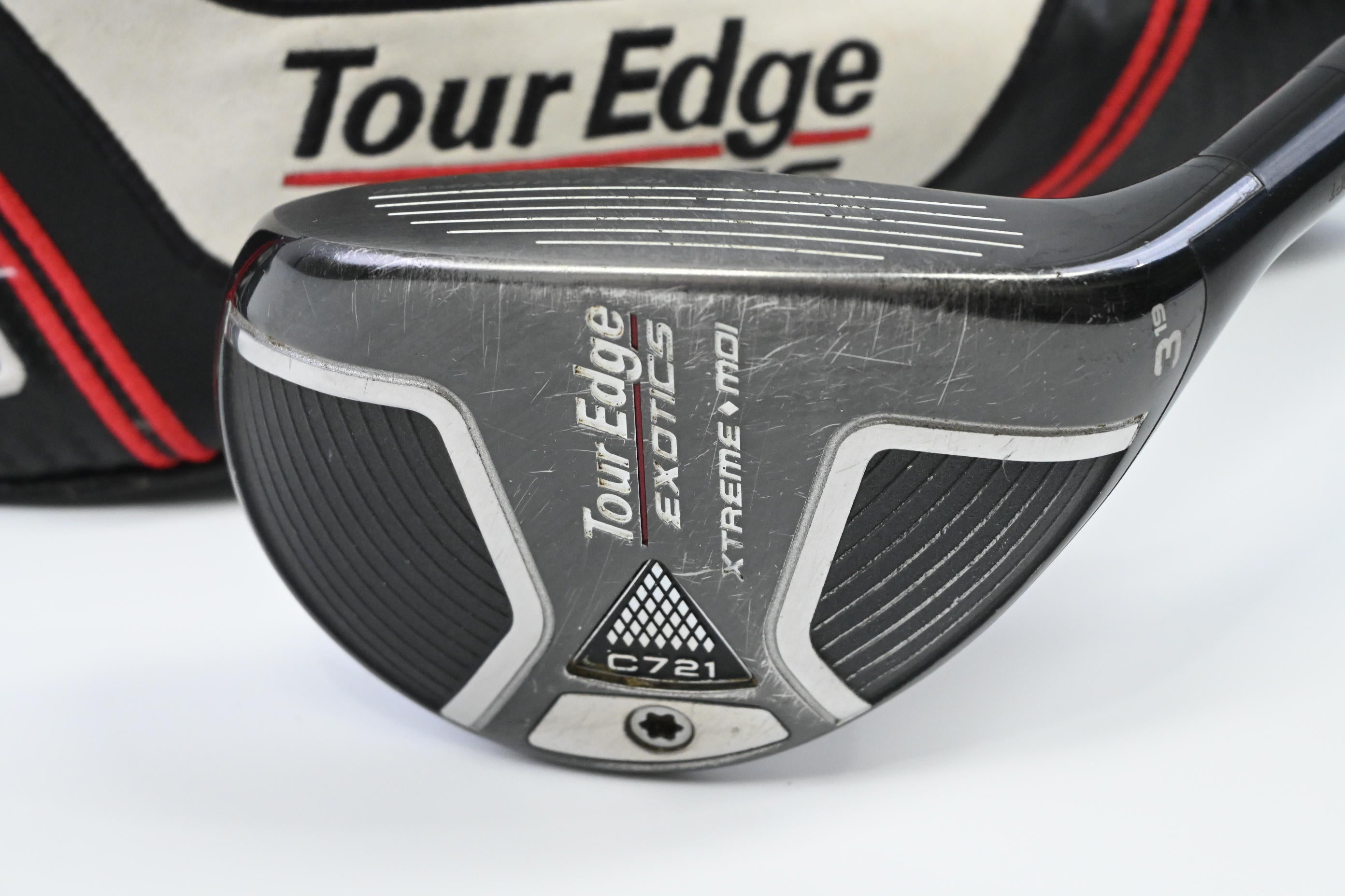 Tour Edge C721 #3 Hybrid / 19 Degree / Stiff Flex HZRDUS Smoke Black RDX 80
