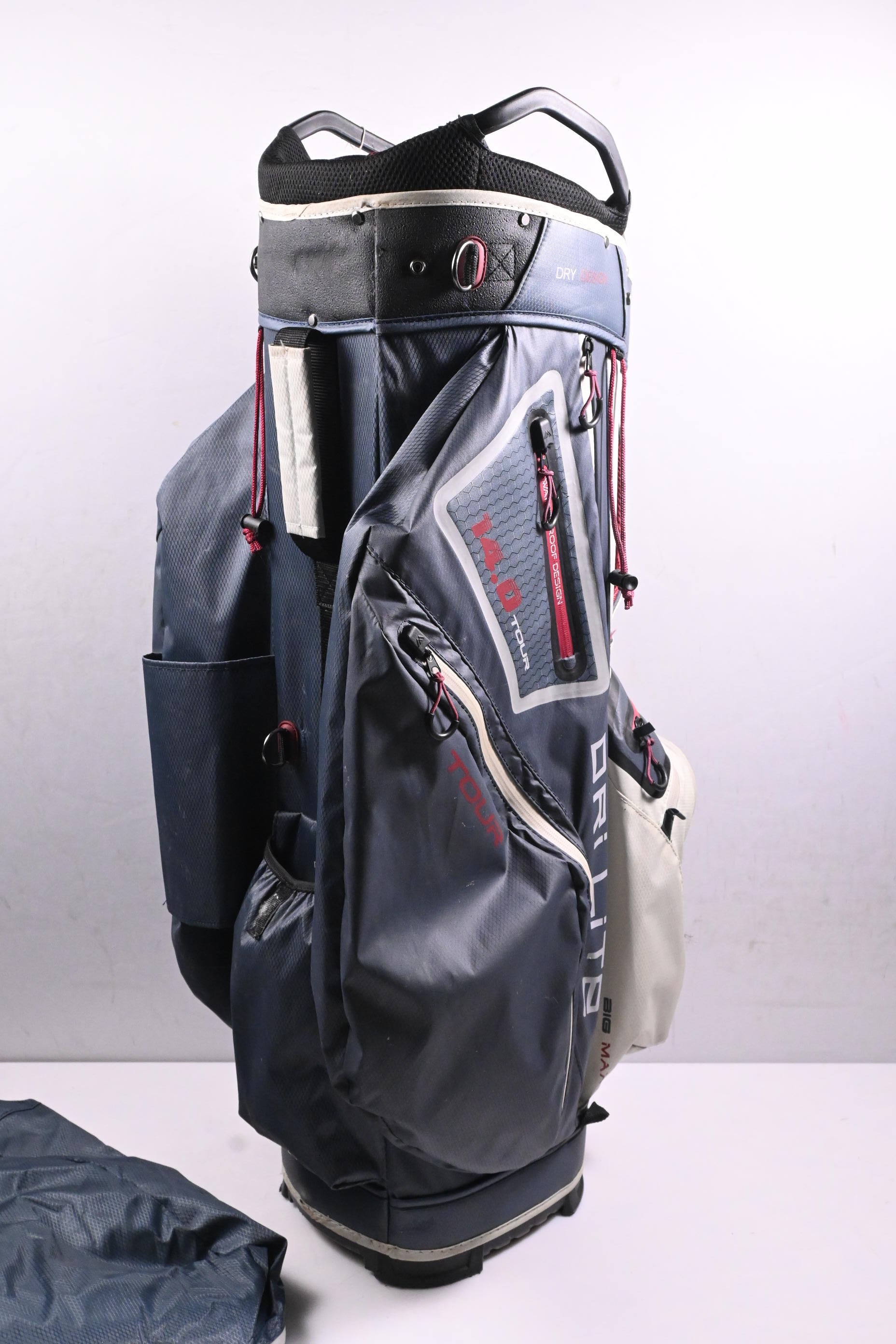 Big Max Dri Lite 14.0 Tour Cart Bag / 14-Way Divider / Blue, White