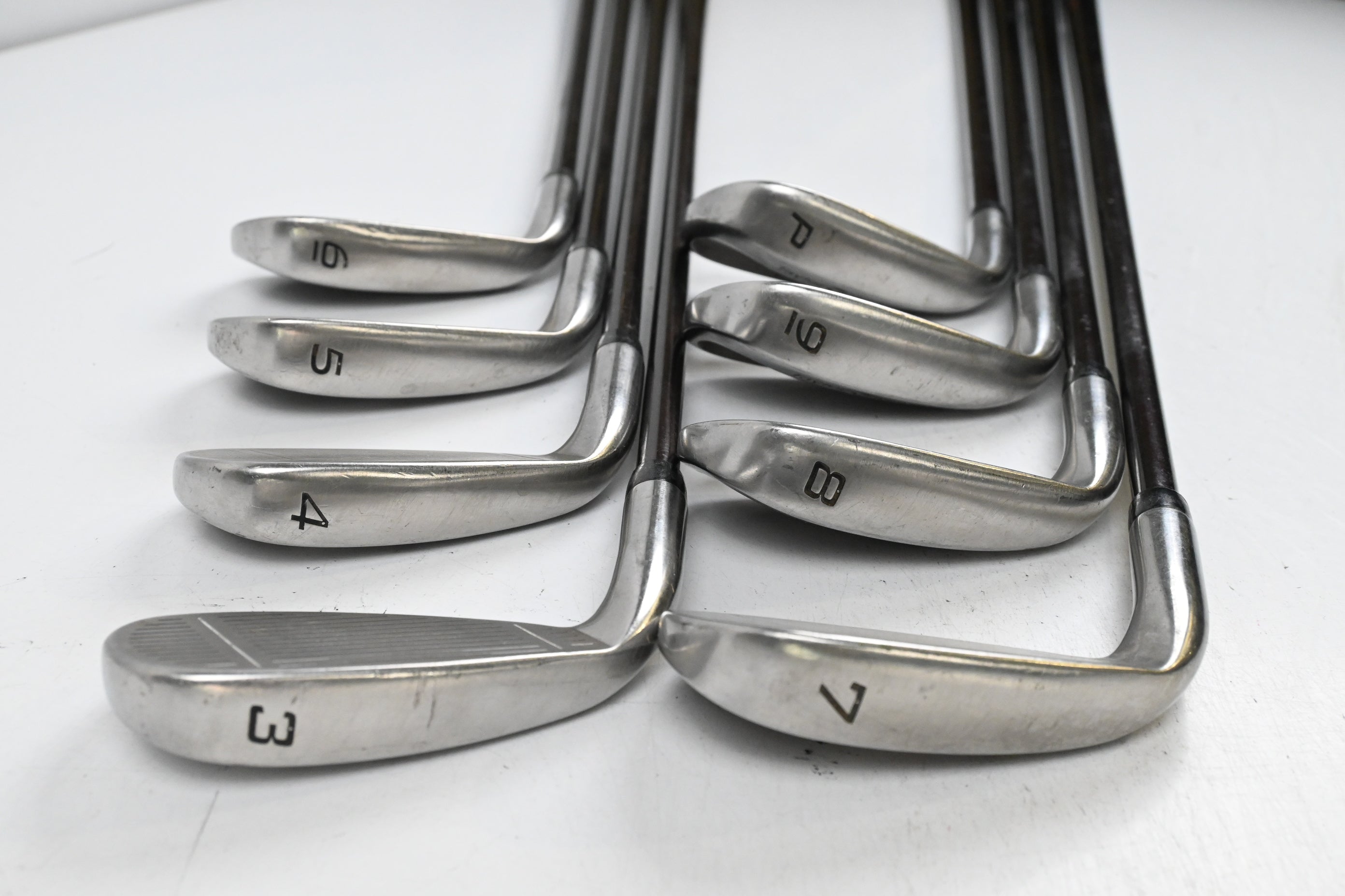 Taylormade Supersteel Irons / 3-PW / Regular Flex Bubble 80 Shafts