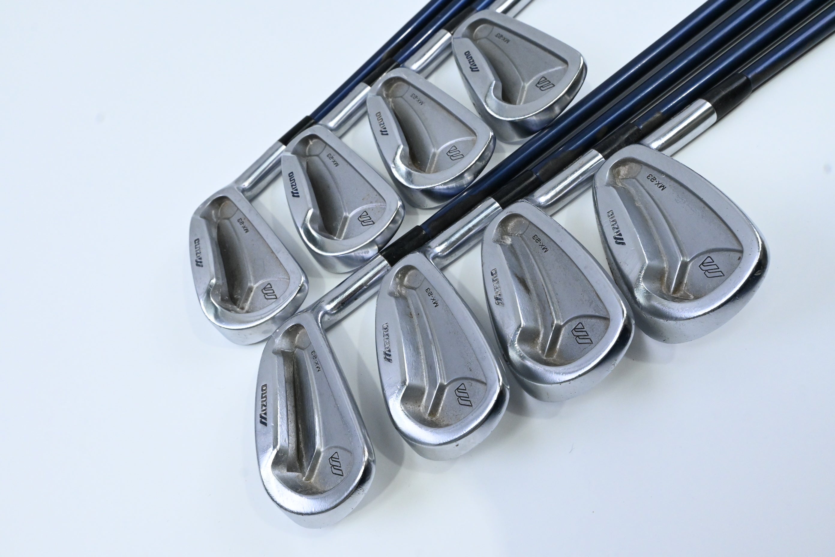 Mizuno MX-23 Irons / 3-PW / Regular Flex Mizuno Exsar Blue Shafts