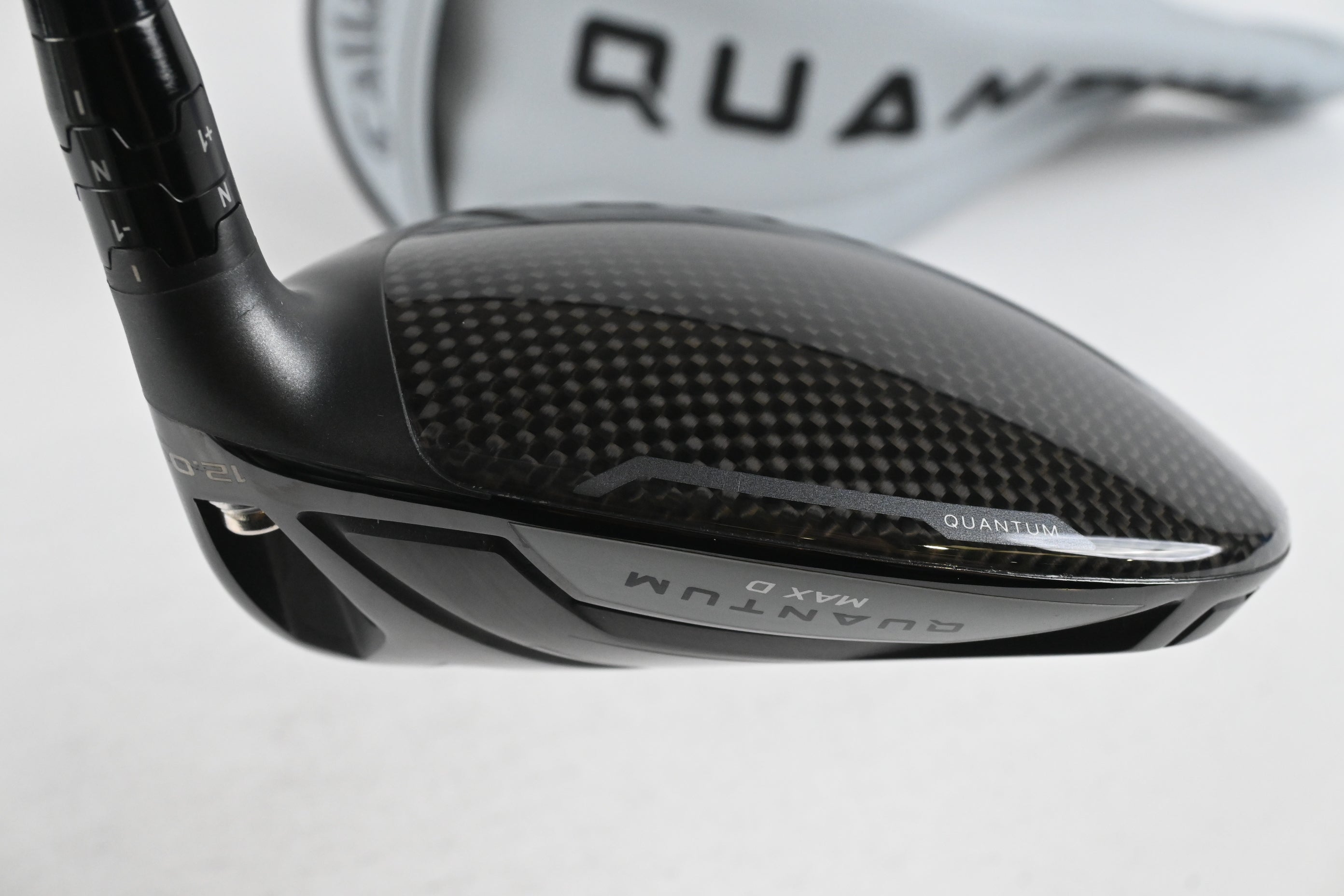 Callaway Quantum Max D Drivers / 12 Degree / Stiff Flex Denali Frost Silver 50 Shaft