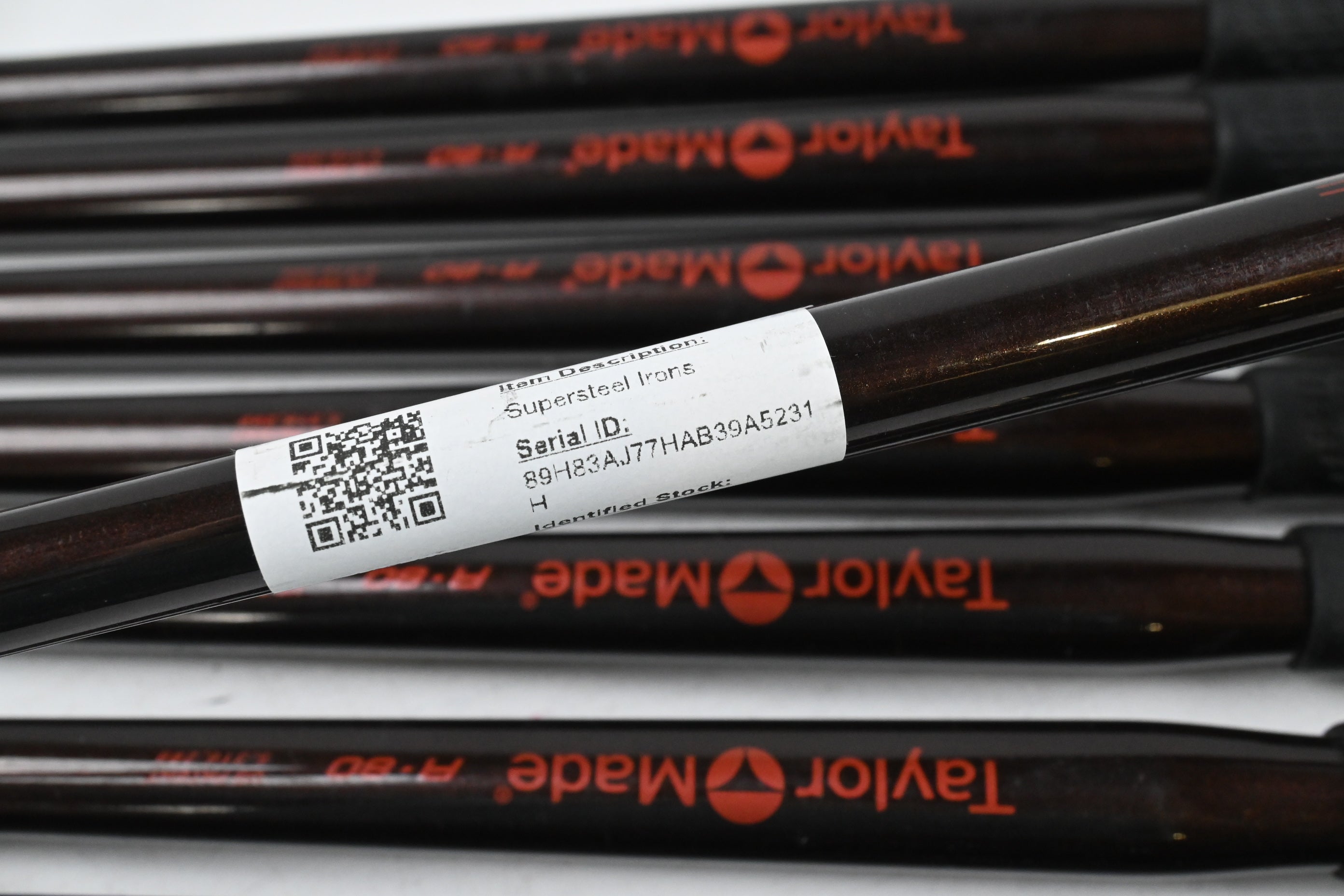 Taylormade Supersteel Irons / 3-PW / Regular Flex Bubble 80 Shafts