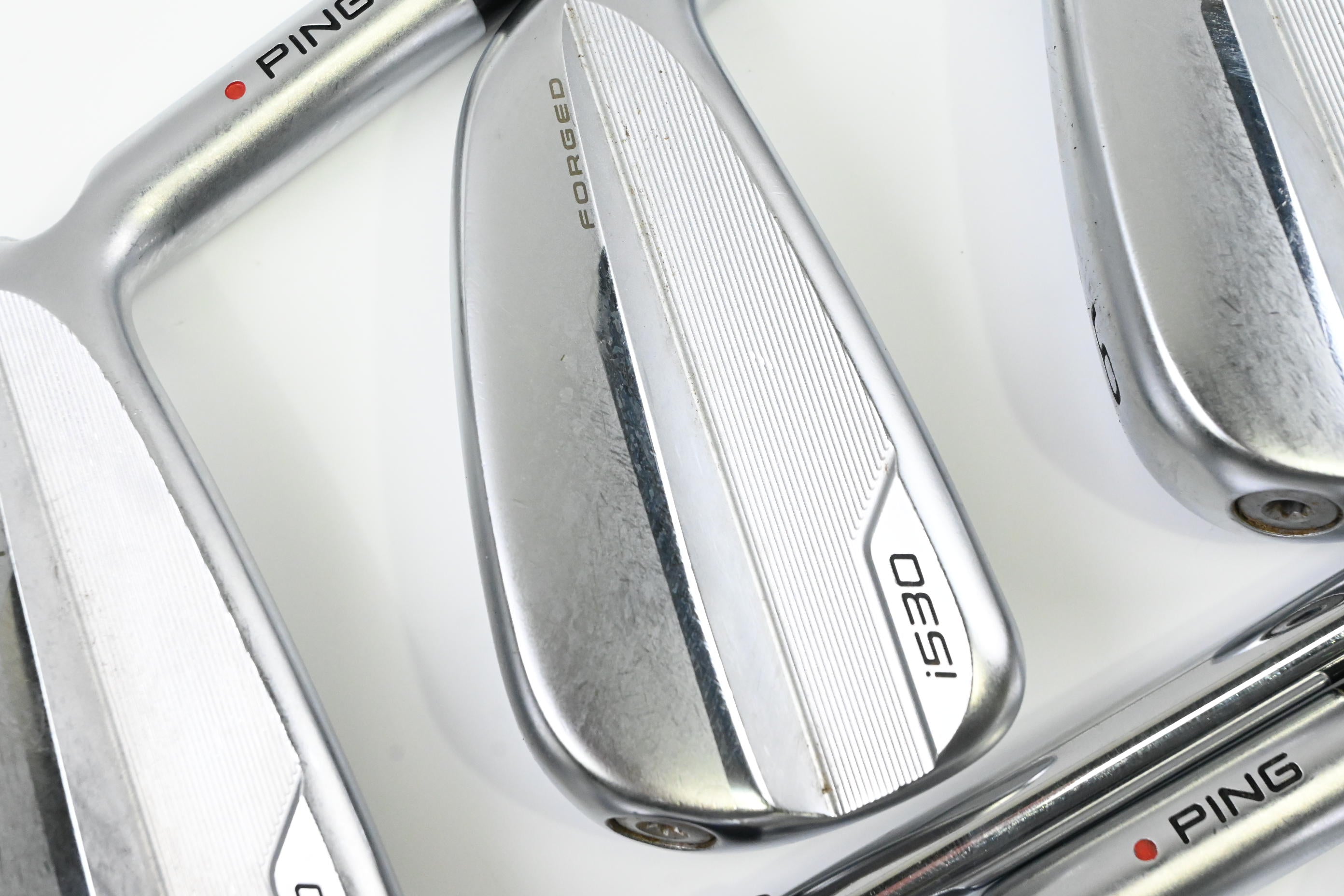 Ping i530 Irons / 4-PW+GW / Red Dot / Stiff Flex Dynamic Gold MID S300 100