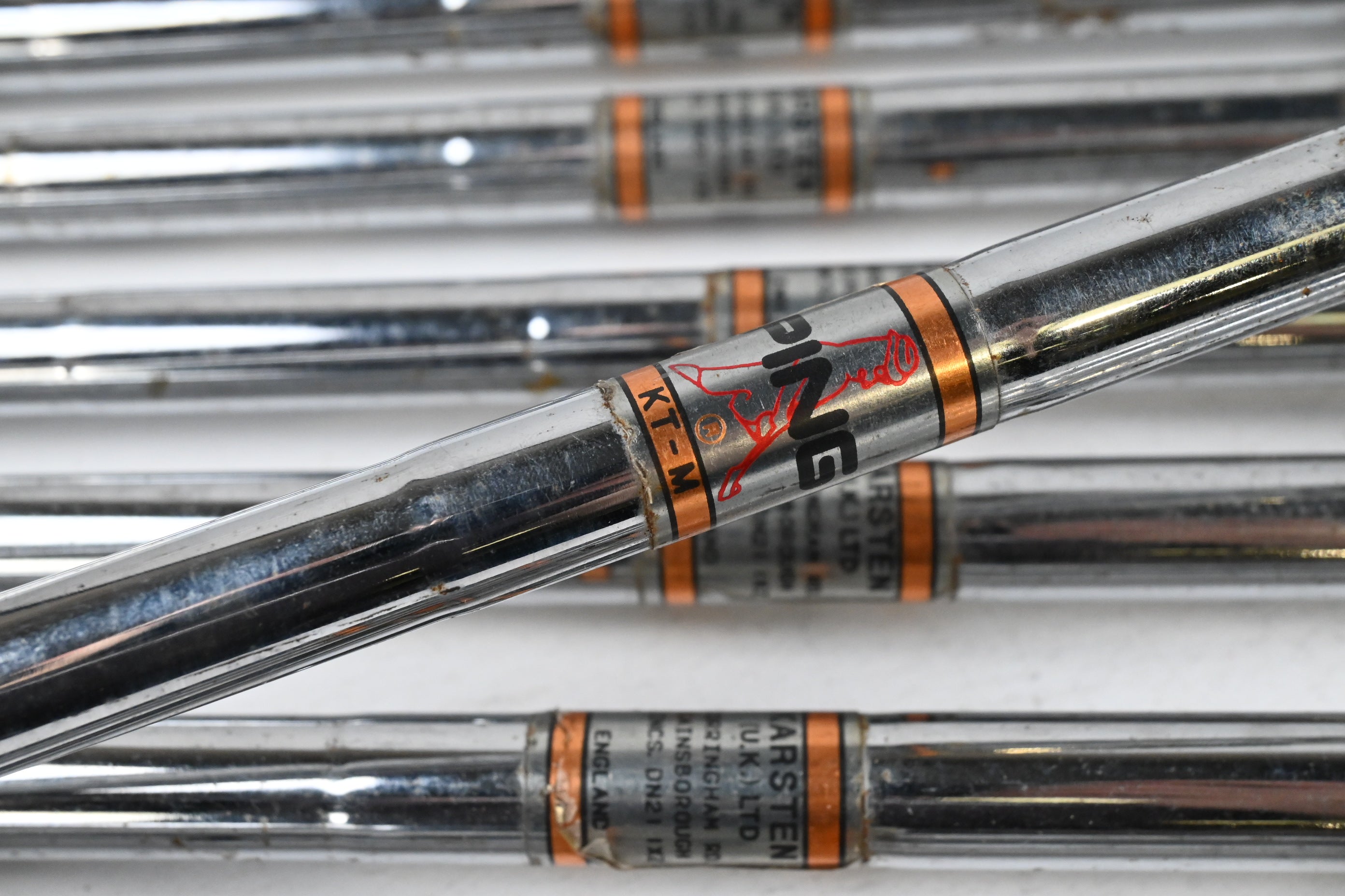 Ping Zing Irons / 3-PW+SW / Black Dot / Stiff Flex Ping KT-M Shafts