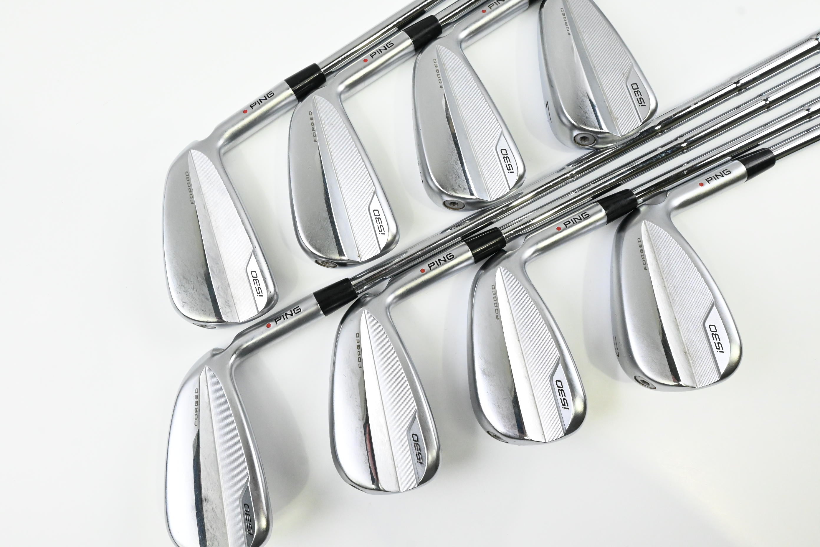 Ping i530 Irons / 4-PW+GW / Red Dot / Stiff Flex Dynamic Gold MID S300 100