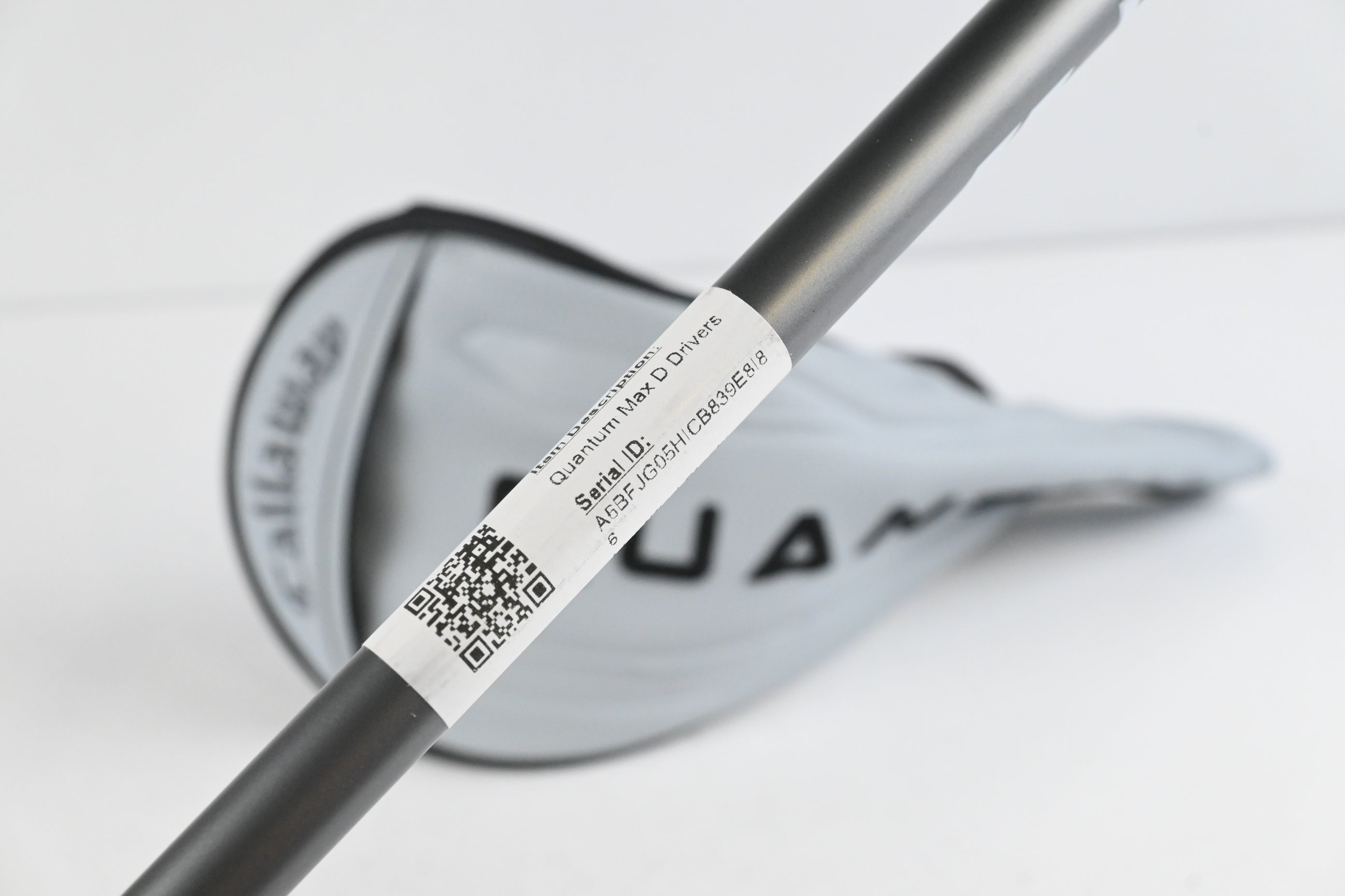 Callaway Quantum Max D Drivers / 12 Degree / Stiff Flex Denali Frost Silver 50 Shaft