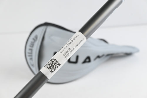 Callaway Quantum Max D Drivers / 12 Degree / Stiff Flex Denali Frost Silver 50 Shaft