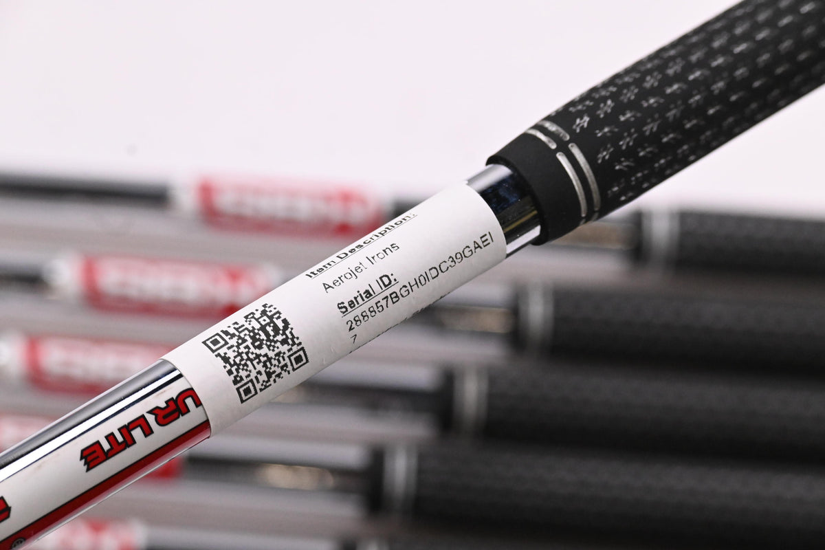 Left Hand Cobra Aerojet Irons / 5-PW+GW / Regular Flex KBS Tour Lite Shafts