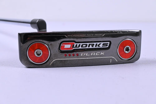 Left Hand Odyssey O-Works Black 1 Putter / 35 Inch
