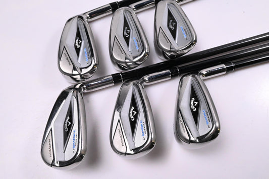 Callaway Paradym Ai Smoke Max Fast Irons / 6-PW+SW / Senior Flex Tensei Blue 40
