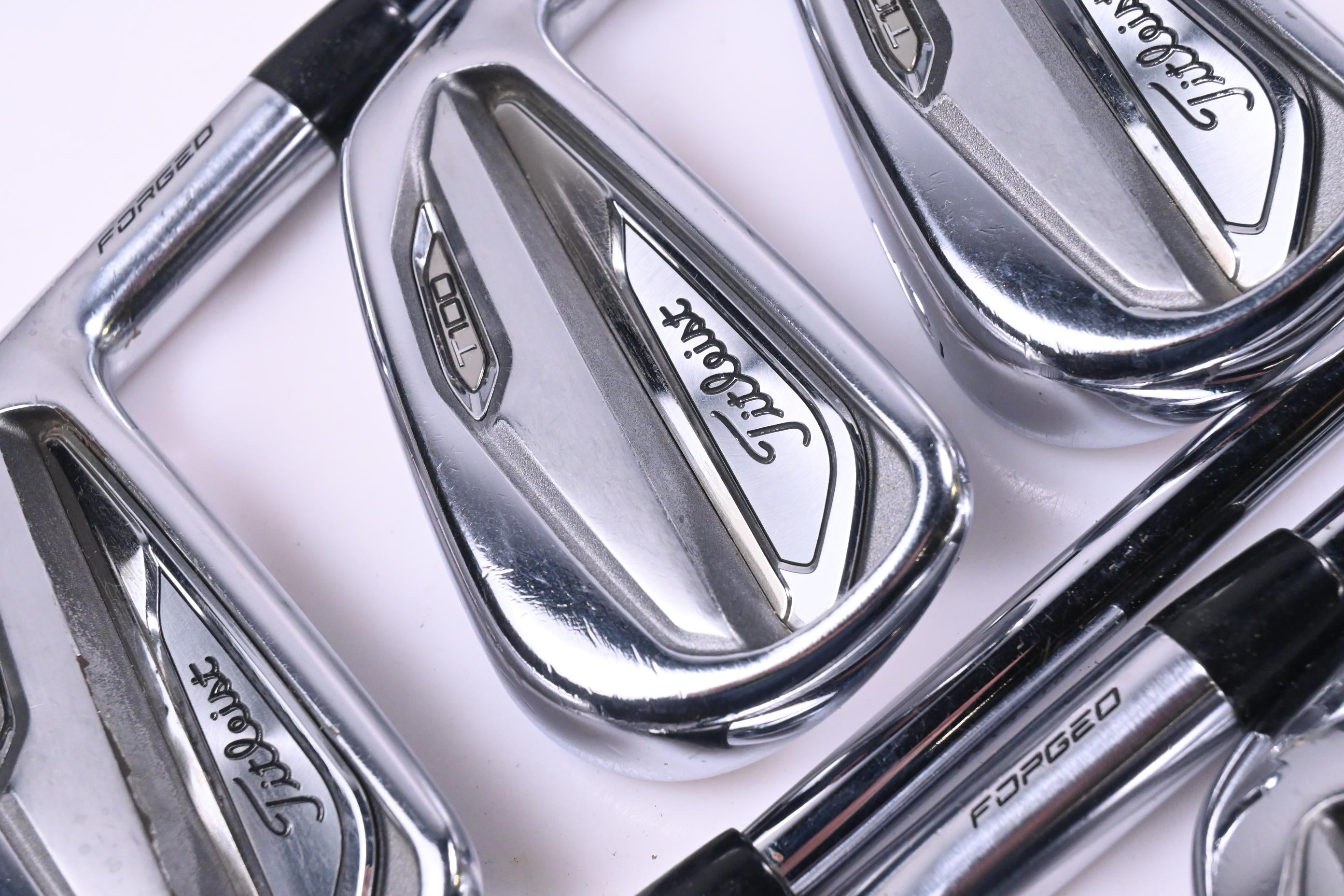 Titleist T100 2019 Irons / 4-PW / Stiff Flex True Temper AMT Black S300 Shafts