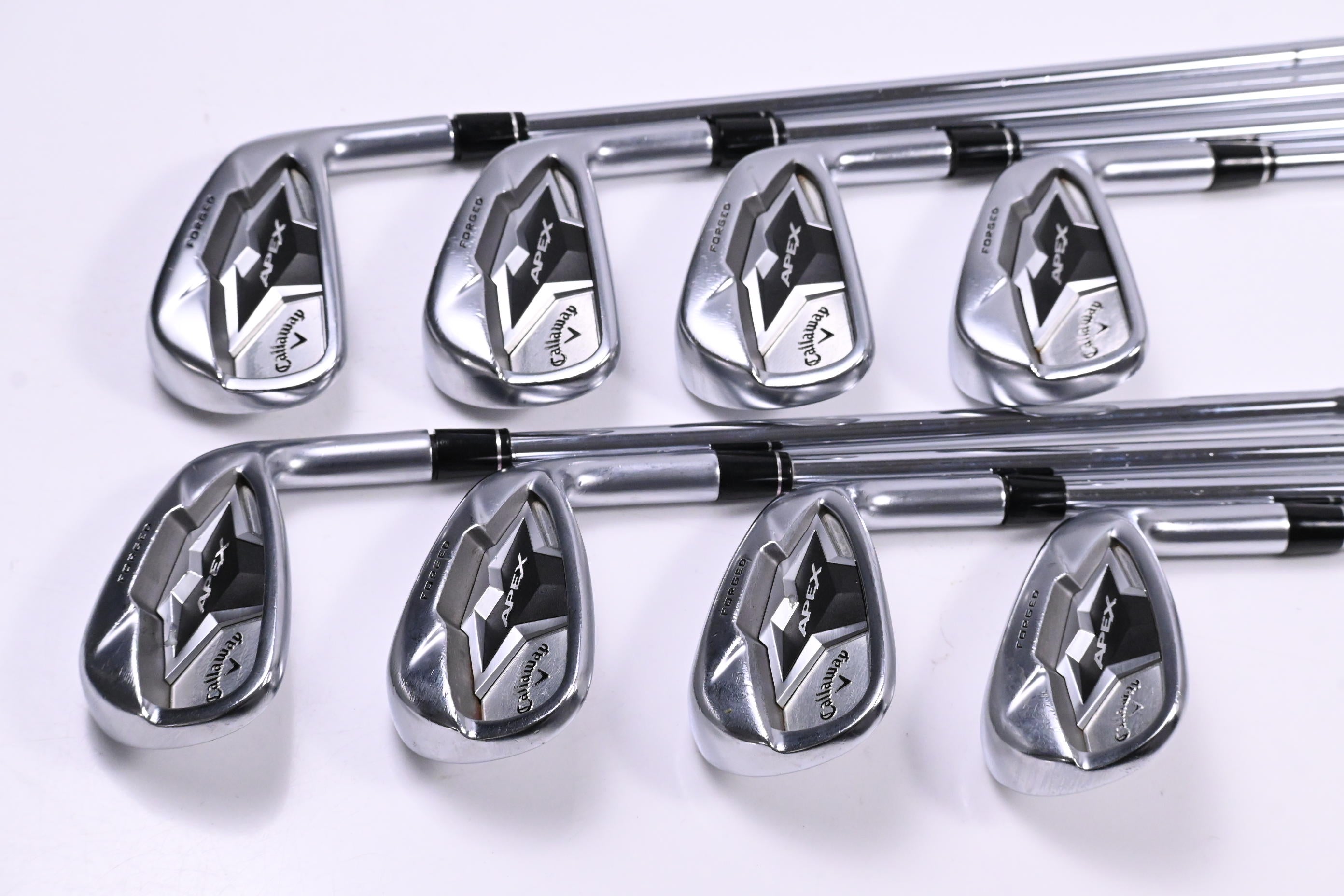 Callaway Apex 19 Irons / 4-PW+AW / Stiff Flex True Temper Elevate Tour Shafts