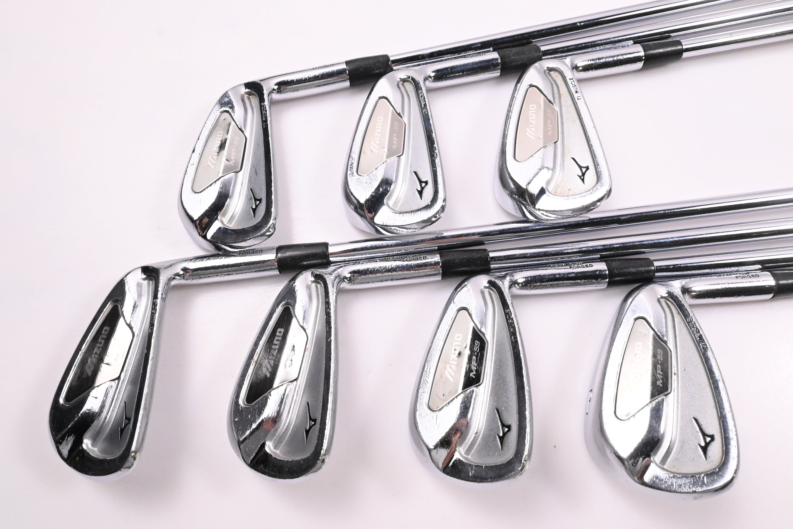 Mizuno MP-59 Irons / 4-PW / Regular Flex Dynamic Gold R300 Shafts