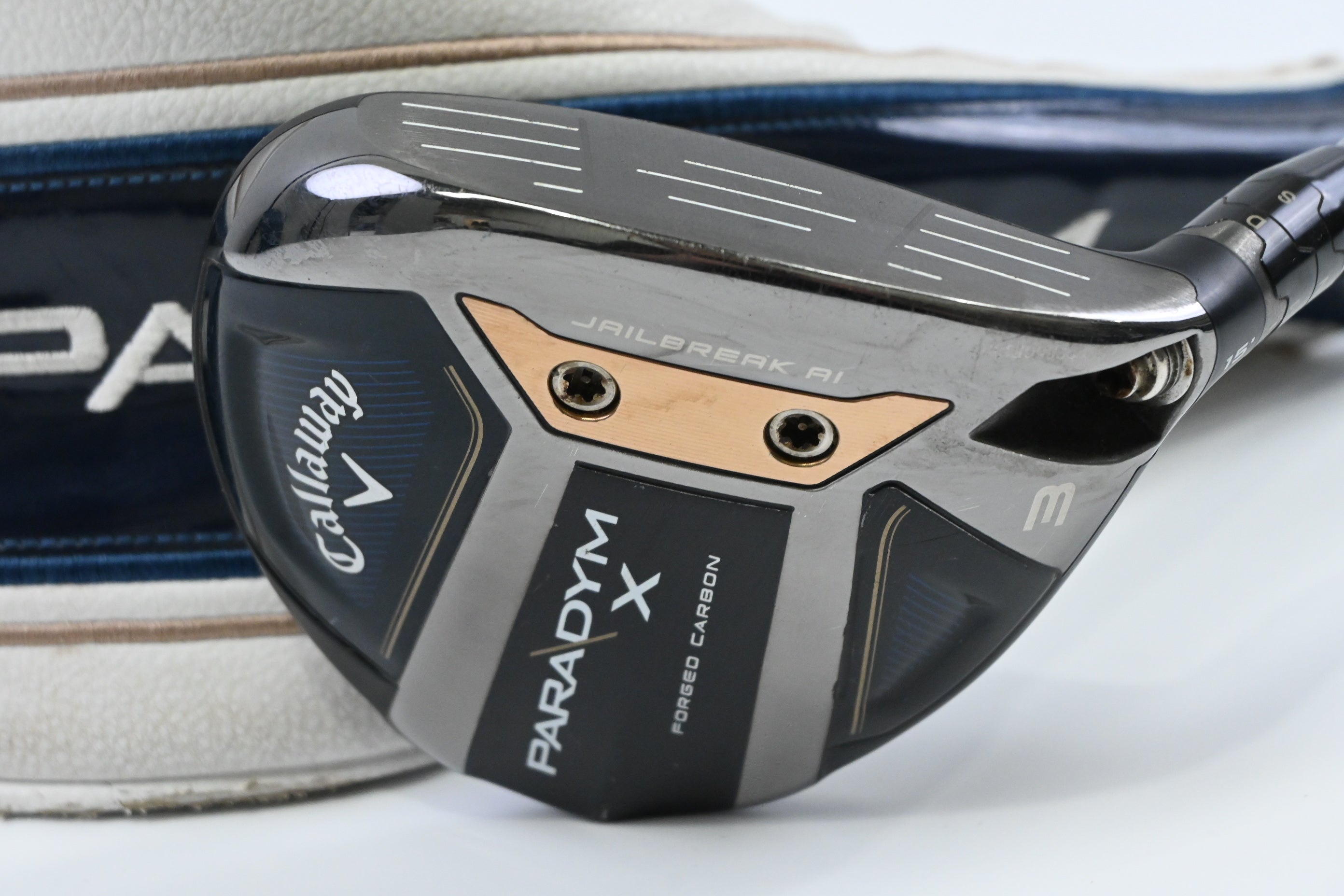 Callaway Paradym X #3 Wood / 15 Degree / Stiff Flex Evenflow Green 65 Shaft