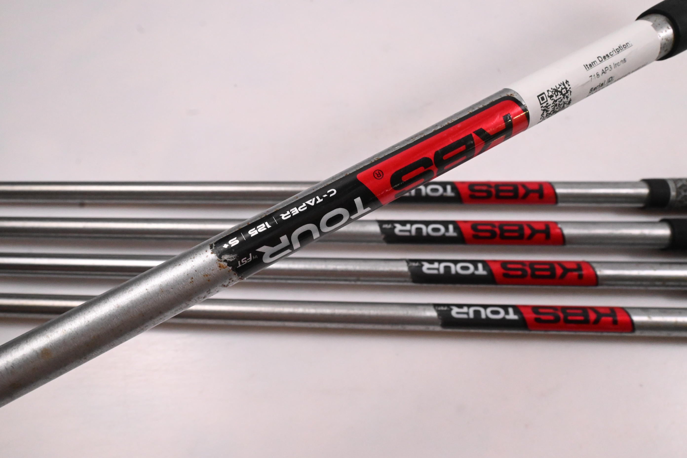 Titleist 718 AP3 Irons / 6-PW / Stiff Flex KBS Tour C-Taper 125 Shafts