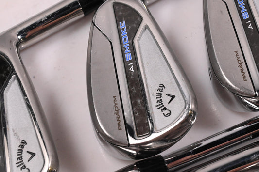 Callaway Paradym Ai Smoke Irons / 6-PW+AW+GW / Stiff Flex Project X Shafts