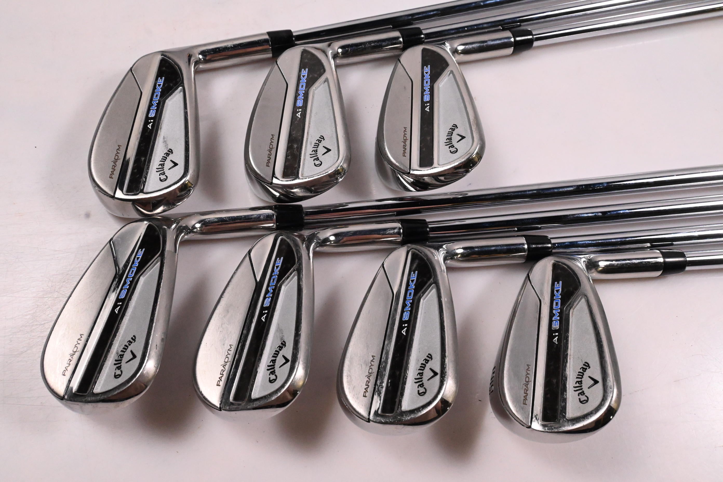 Callaway Paradym Ai Smoke Irons / 6-PW+AW+GW / Stiff Flex Project X Shafts