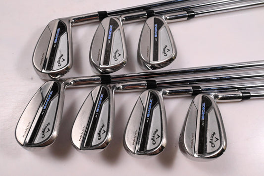 Callaway Paradym Ai Smoke Irons / 6-PW+AW+GW / Stiff Flex Project X Shafts