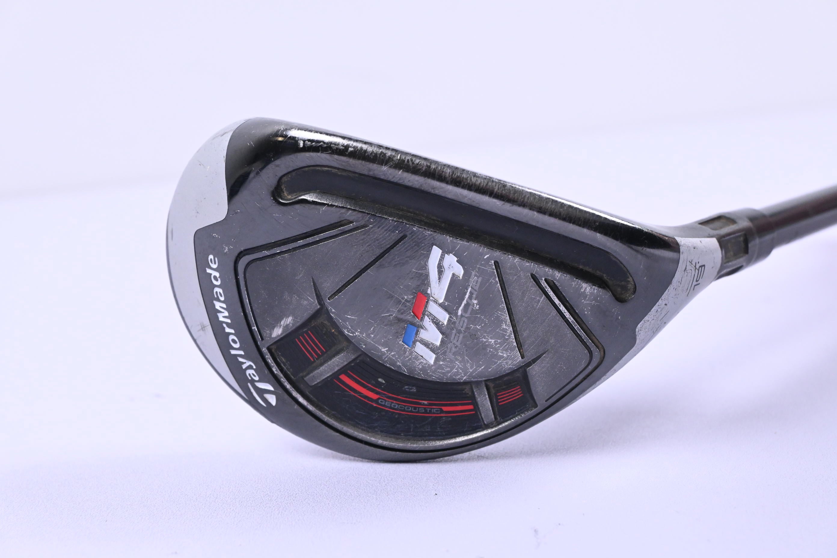 Taylormade M4 #3 Hybrid / 19 Degree / Stiff Flex Fujikura Atmos 7 Red Shaft