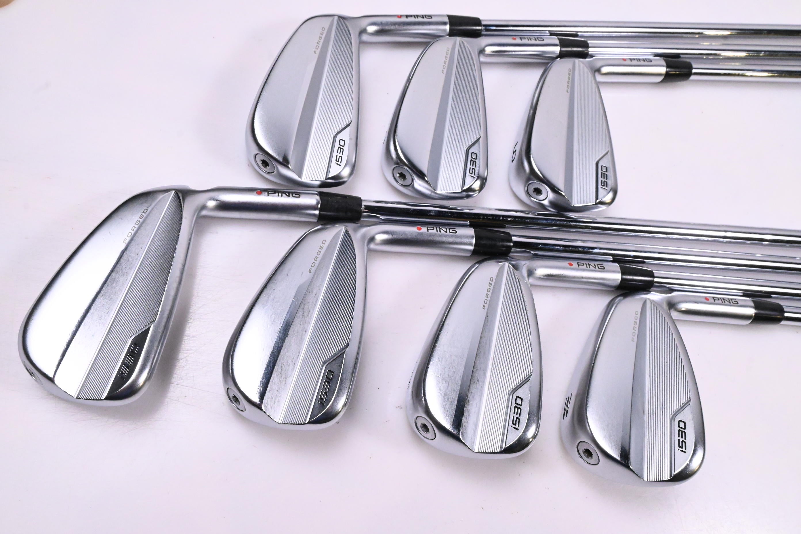 Ping i530 Irons / 4-PW / Red Dot / Stiff Flex N.S.Pro Modus³ Tour 105 Shafts