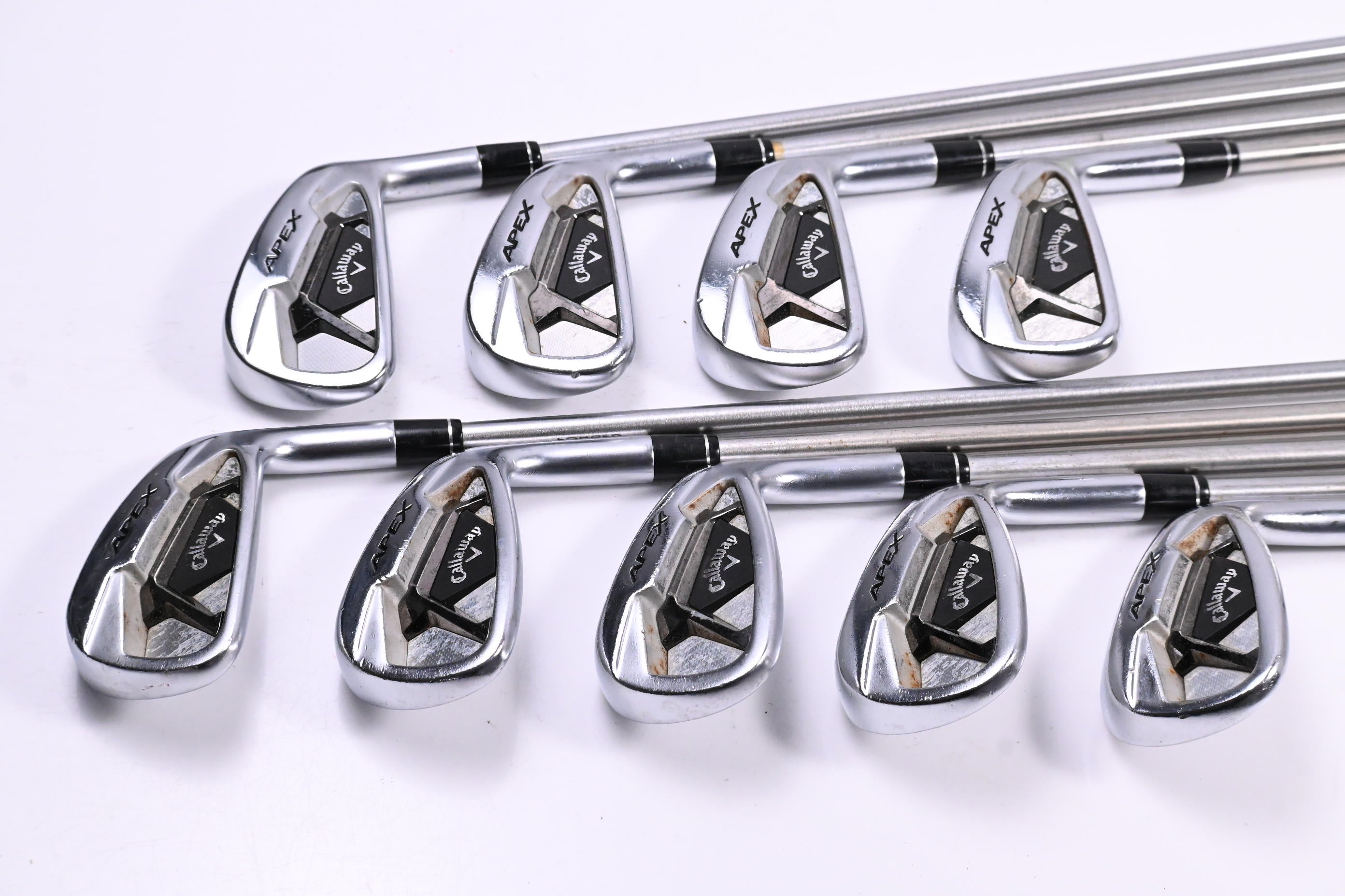 Callaway Apex 21 Irons / 3-PW+AW / Regular Flex KBS Tour C-Taper 110 Shafts