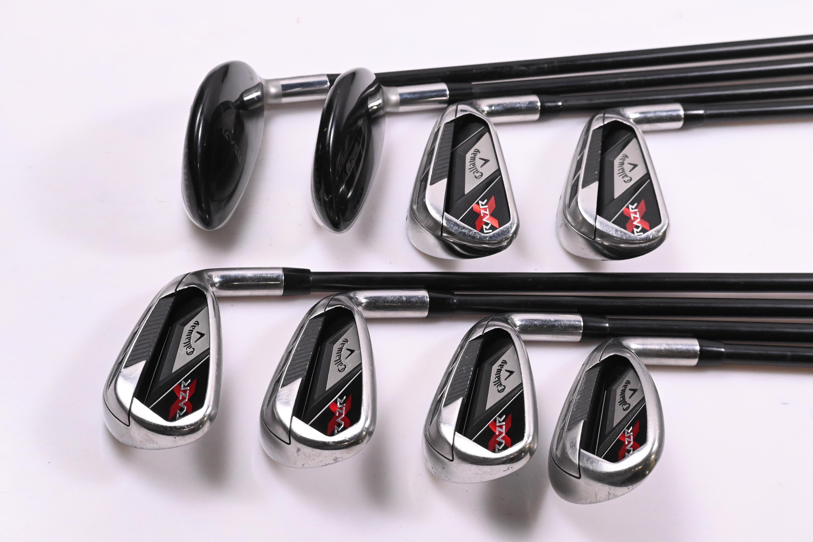 Callaway RAZR X Irons / 4-5H+6-PW+SW / Senior Flex Callaway RAZR X 65 Shafts