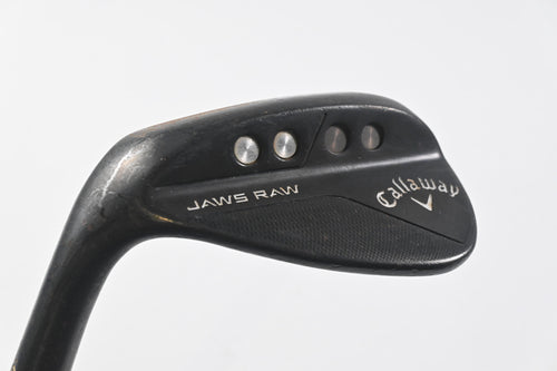 Left Hand Callaway Jaws Raw Sand Wedge / 56 Degree / Stiff Flex Dynamic Gold