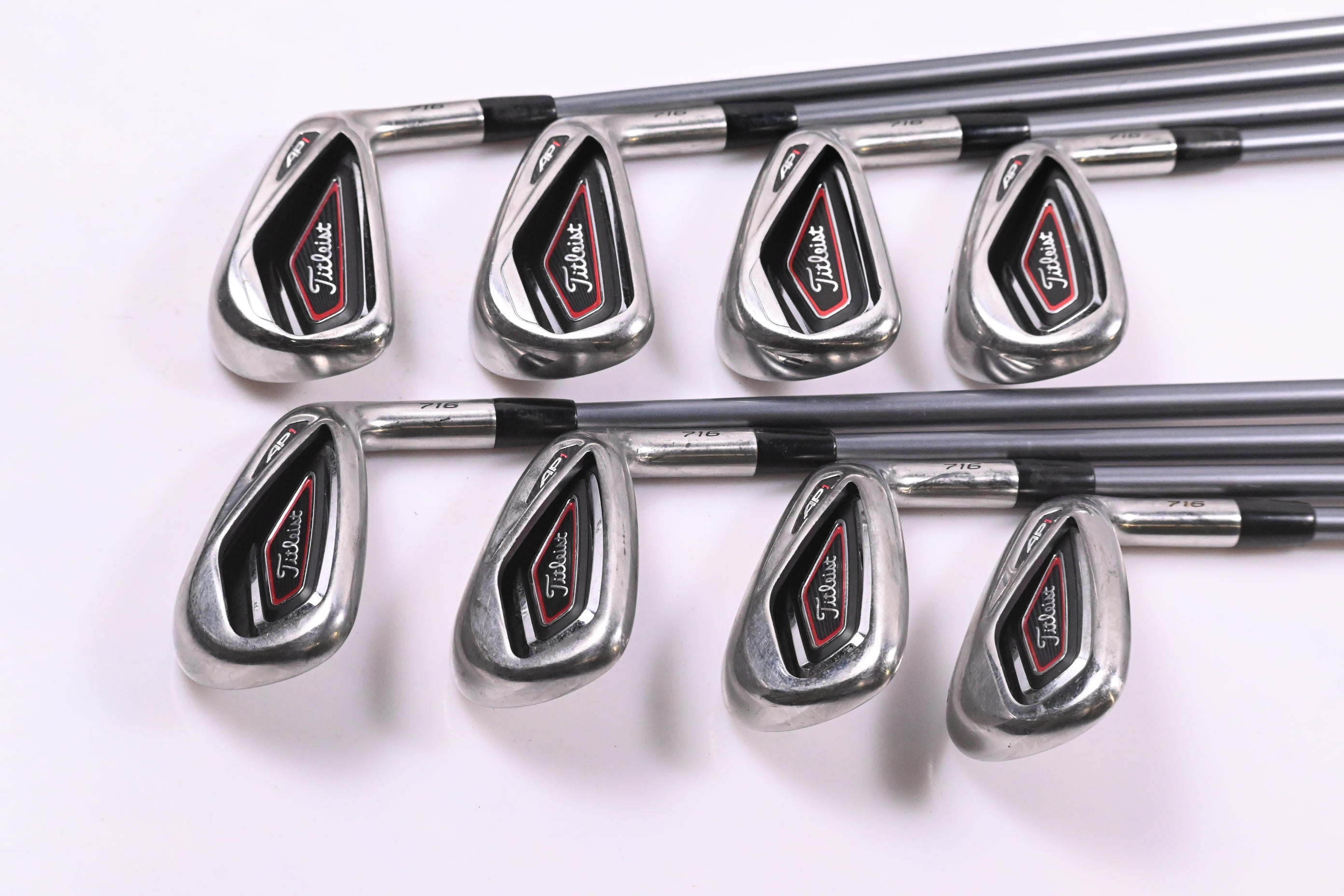 Titleist 716 AP1 Irons / 5-PW+GW+52° / Regular Flex Kuro Kage 65 Shafts