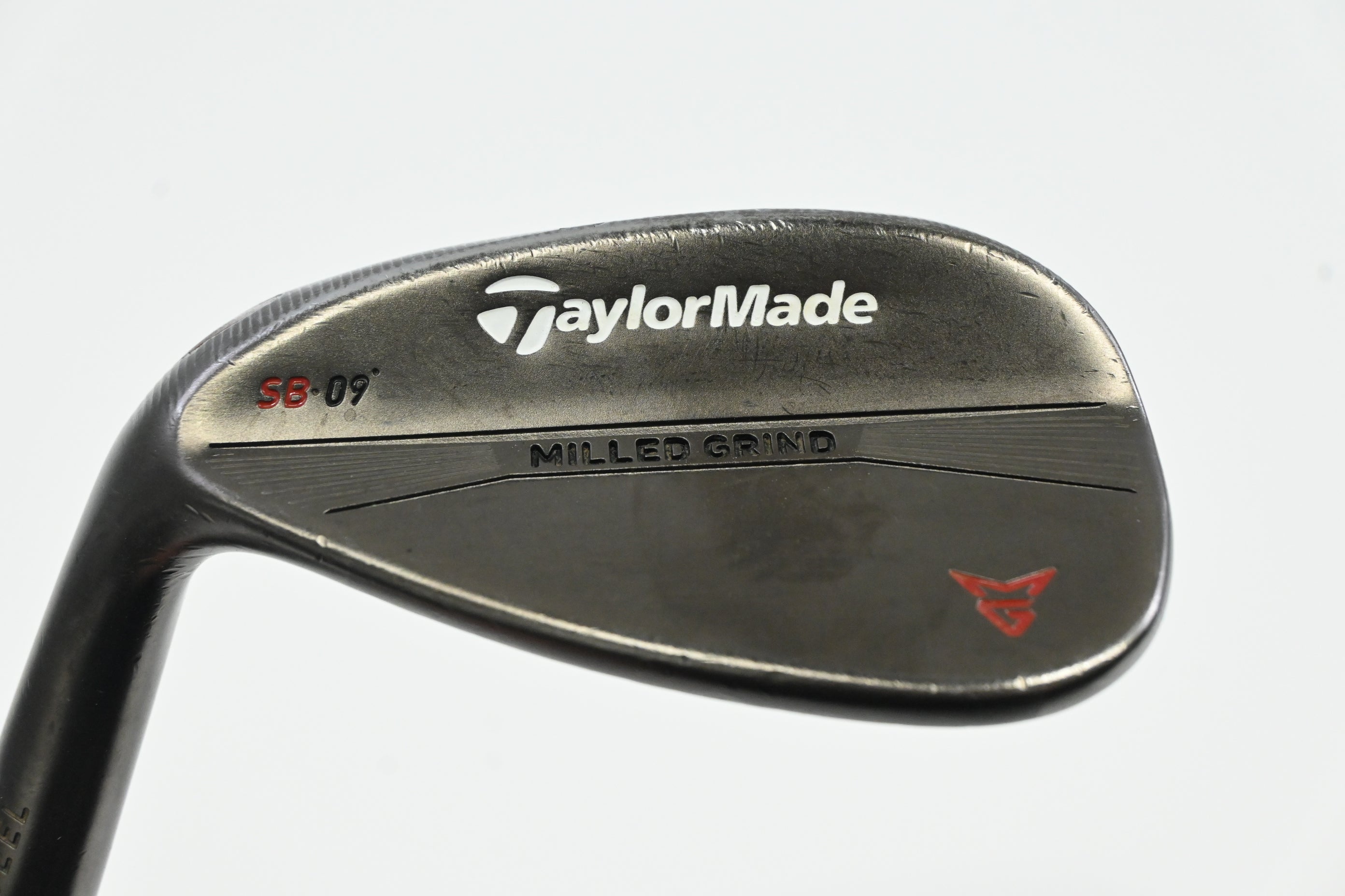 Left Hand Taylormade Milled Grind Black Sand Wedge / 56 Degree / Wedge Flex