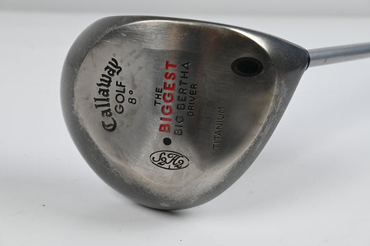 Callaway Biggest Big Bertha Driver / 8 Degree / Firm Flex Callaway Ultra Light