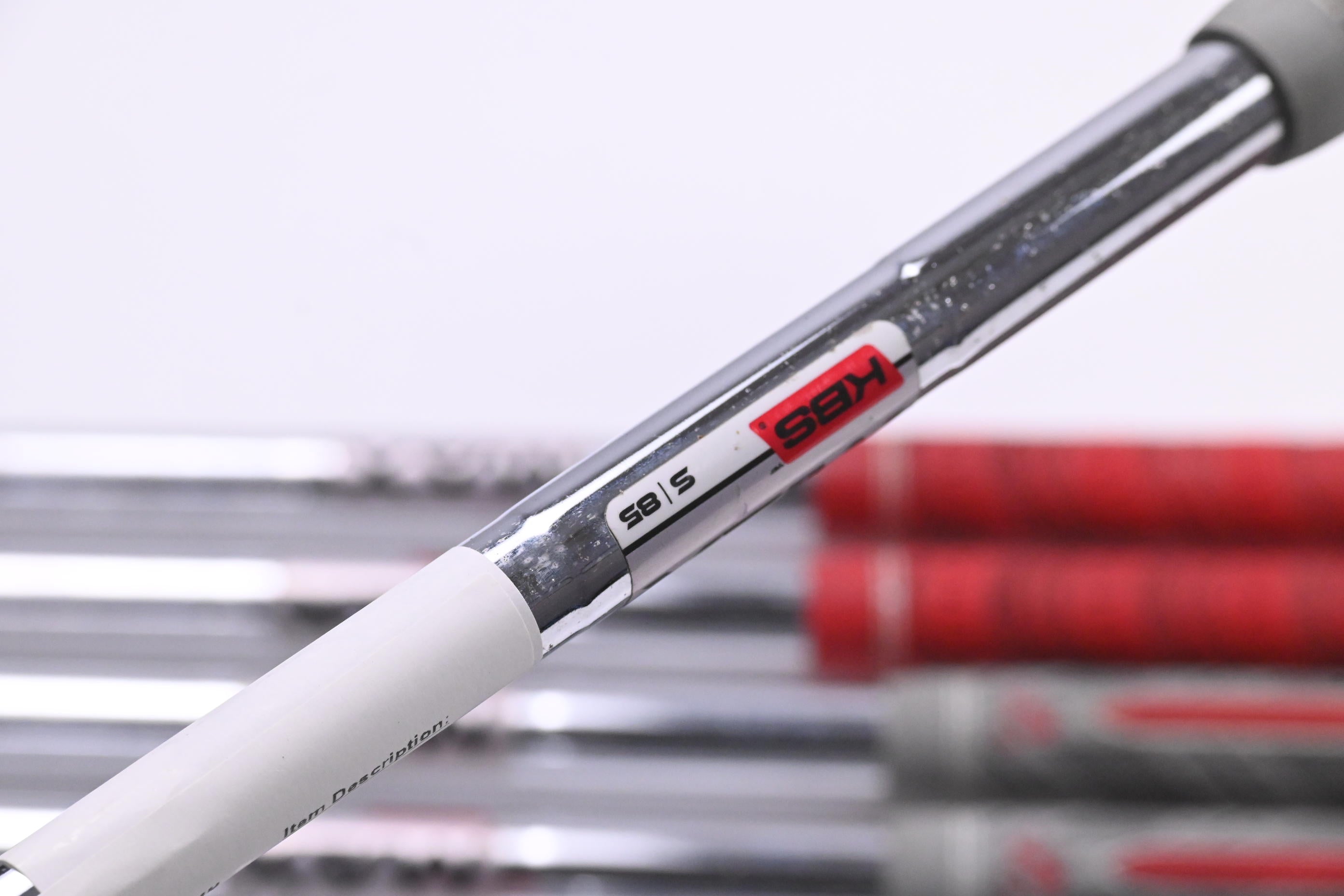Taylormade M6 Irons / 7-PW+AW+SW+LW / Stiff Flex KBS Max 85 Shafts