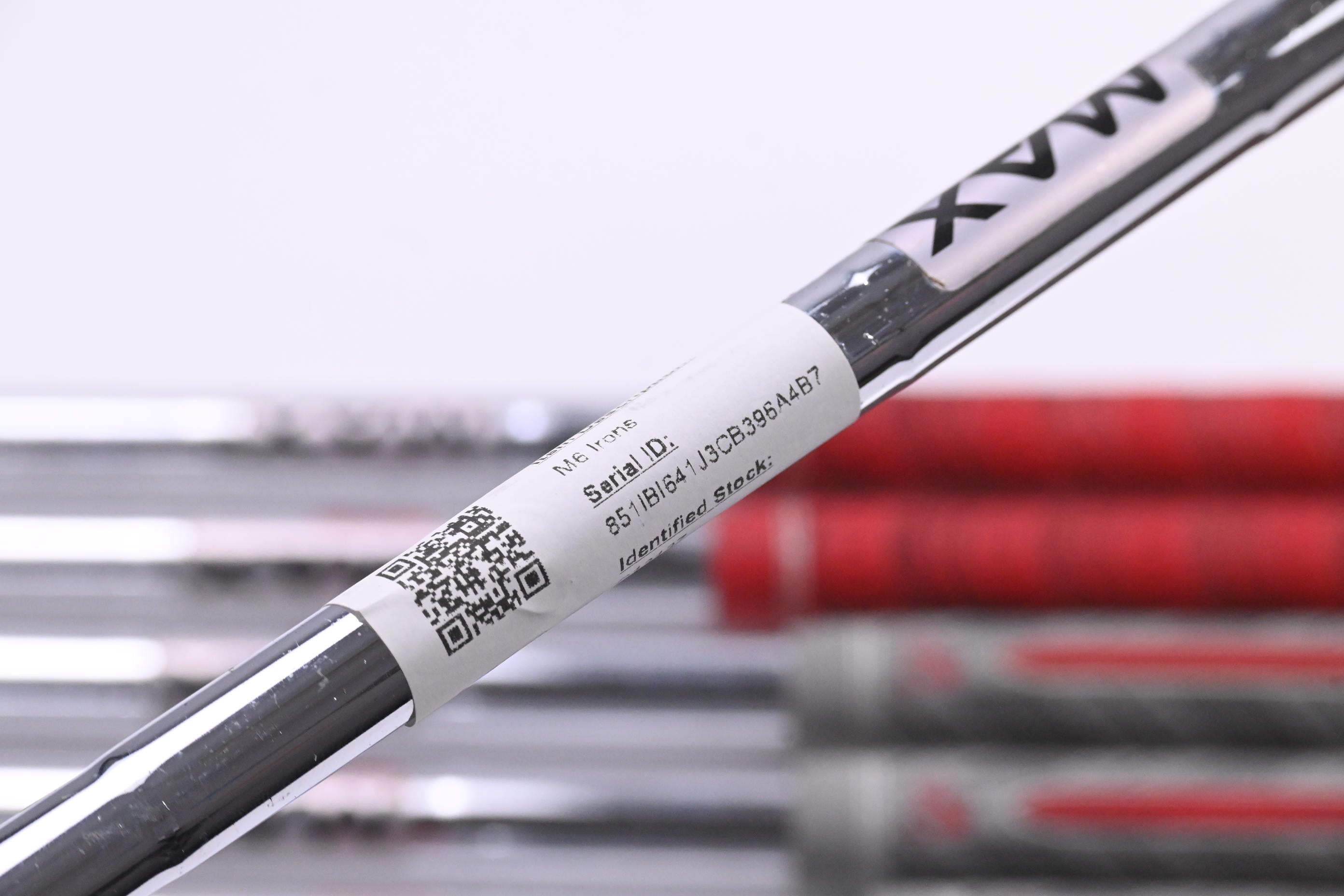 Taylormade M6 Irons / 7-PW+AW+SW+LW / Stiff Flex KBS Max 85 Shafts
