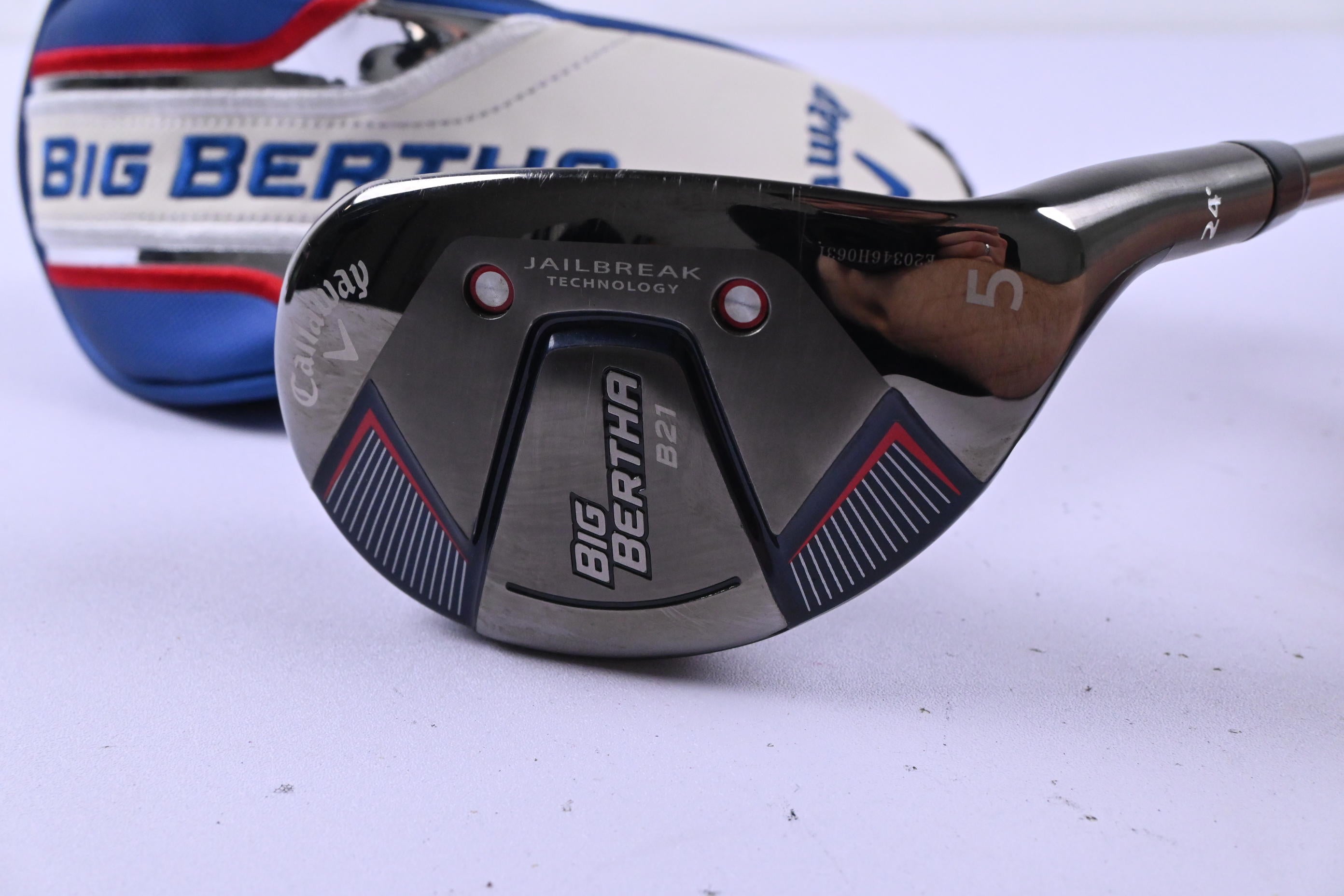 Callaway Big Bertha B21 #5 Hybrid / 24 Degree / Senior Flex Big Bertha RCH 65