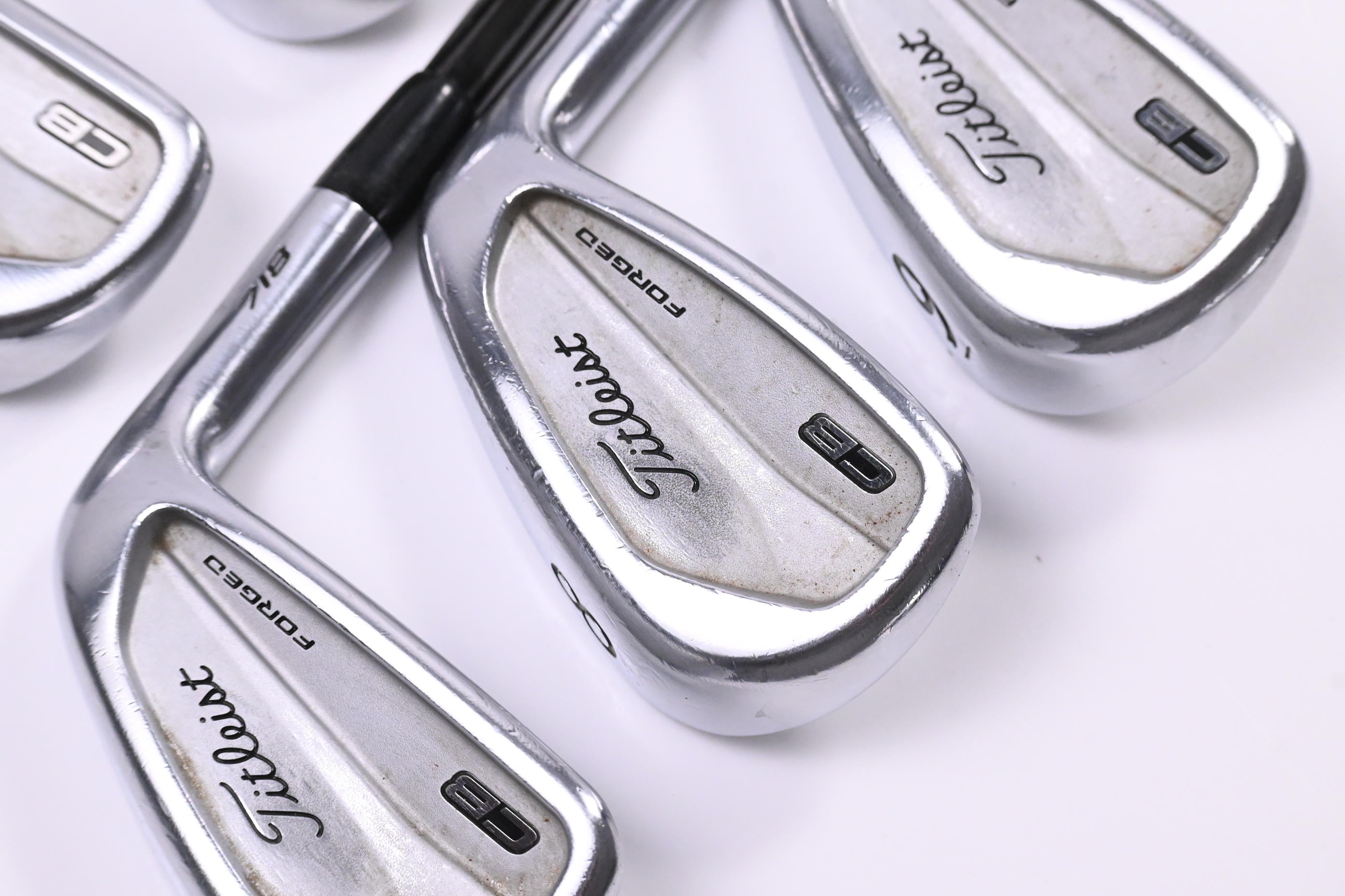 Titleist 718 CB Irons / 5-9i / Stiff Flex KBS $-Taper 125 Shafts