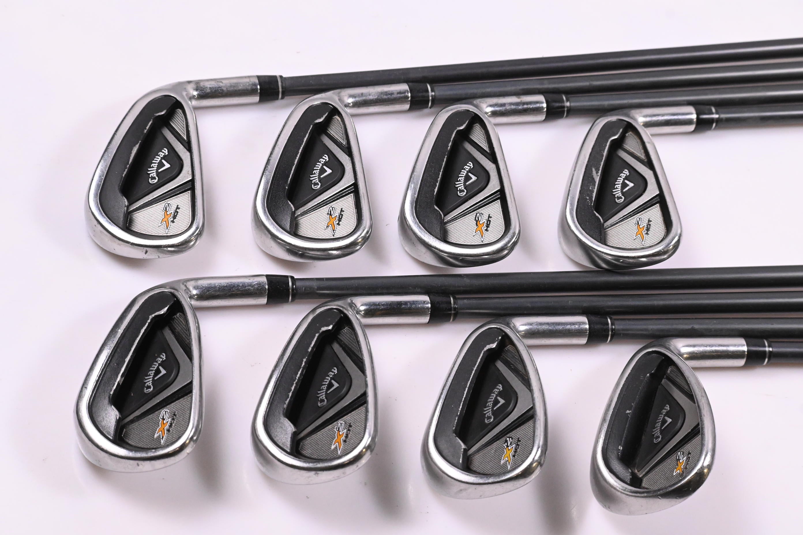 Callaway X2 Hot Irons / 4-PW+SW / Regular Flex Callaway 60 Shafts