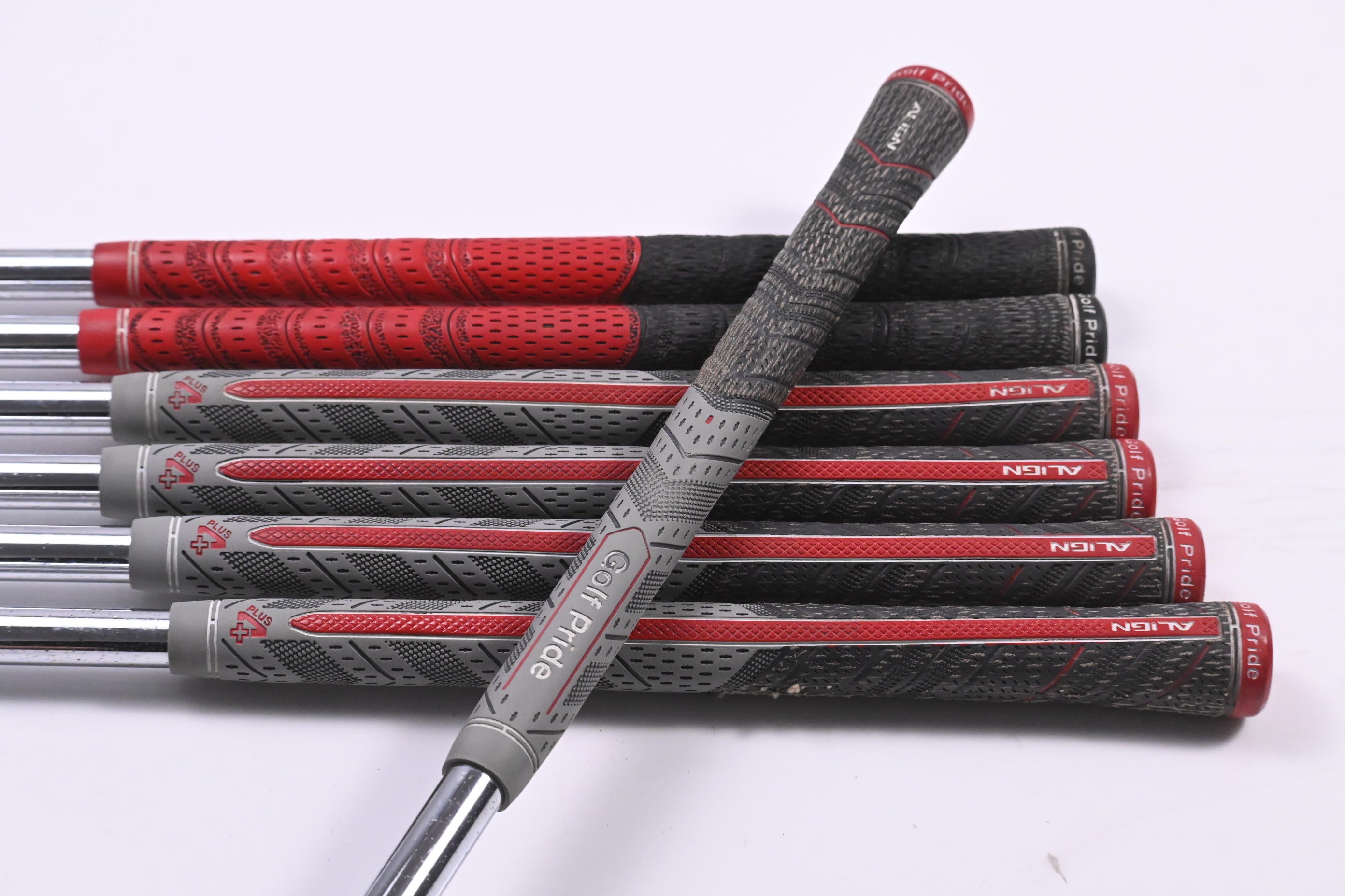 Taylormade M6 Irons / 7-PW+AW+SW+LW / Stiff Flex KBS Max 85 Shafts