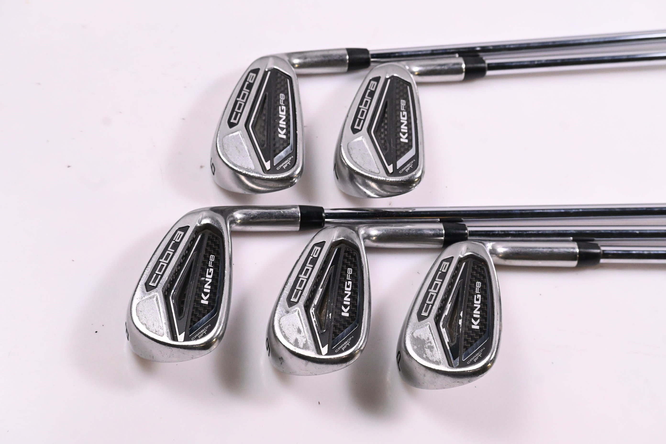 Cobra King F8 Irons / 6-PW / Regular Flex XP 90 Shafts