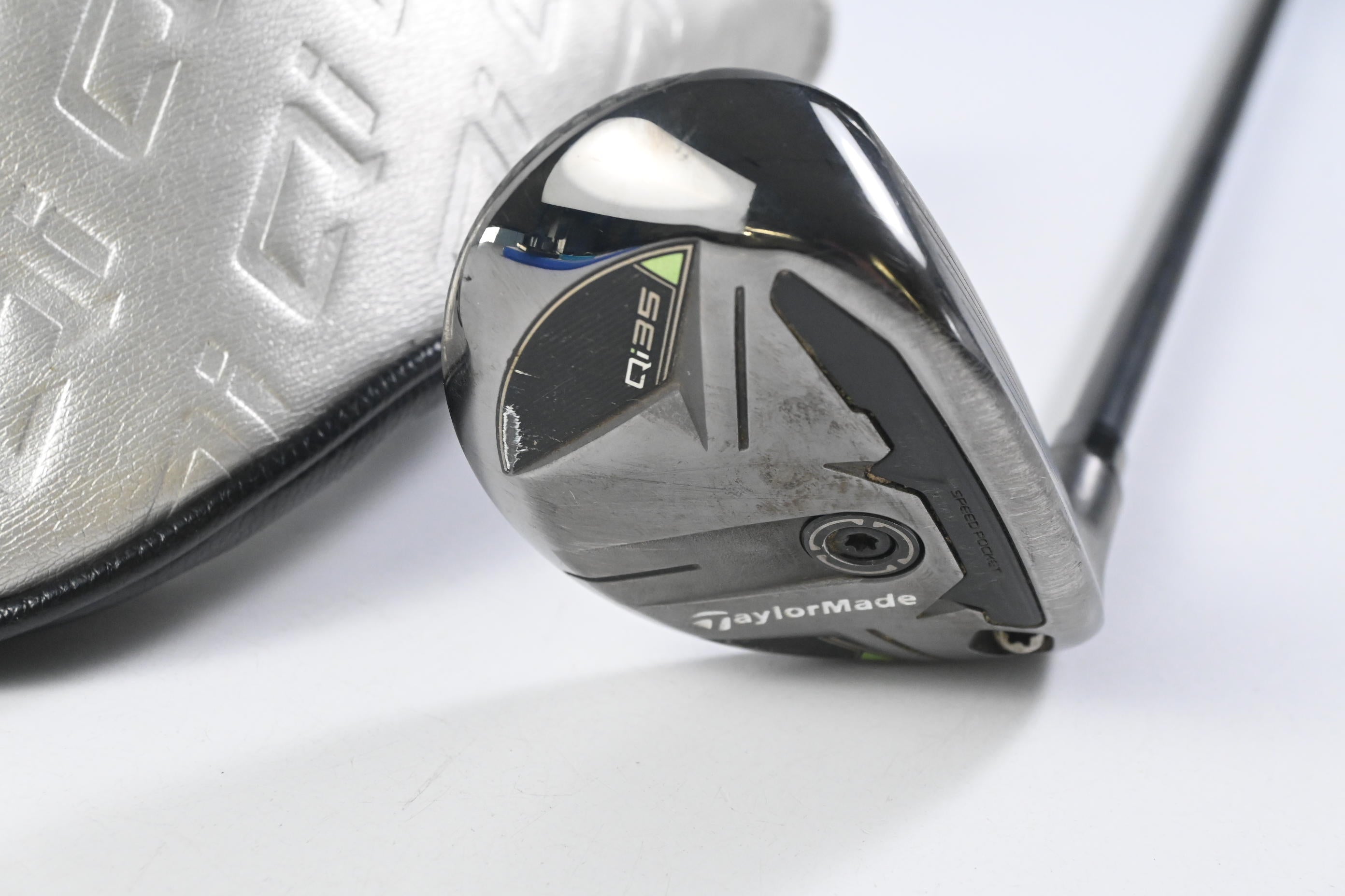 Taylormade Qi35 #3 Hybrid / 19 Degree / Stiff Flex Fujikura Ventus Blue 7 Shaft