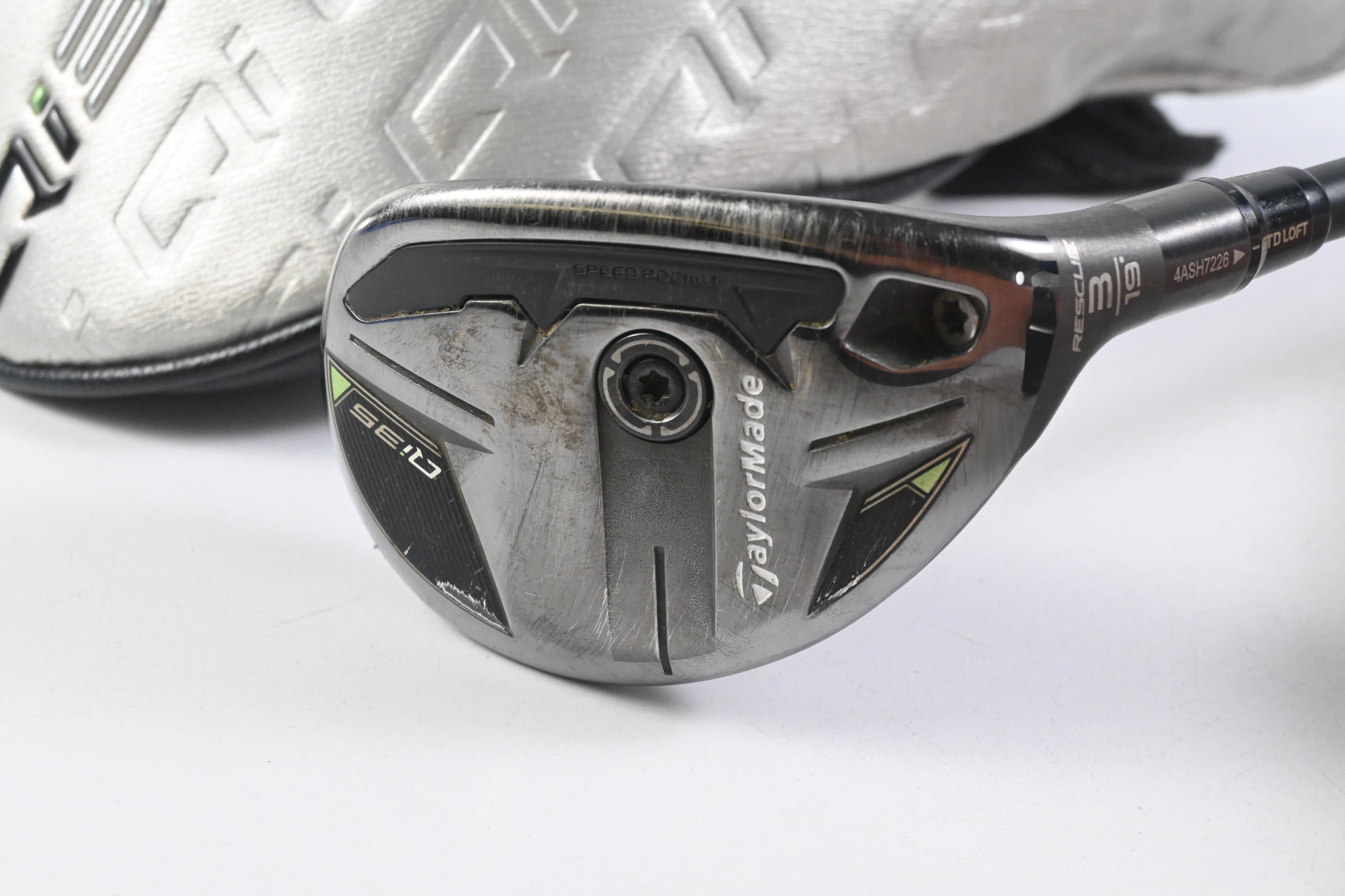 Taylormade Qi35 #3 Hybrid / 19 Degree / Stiff Flex Fujikura Ventus Blue 7 Shaft
