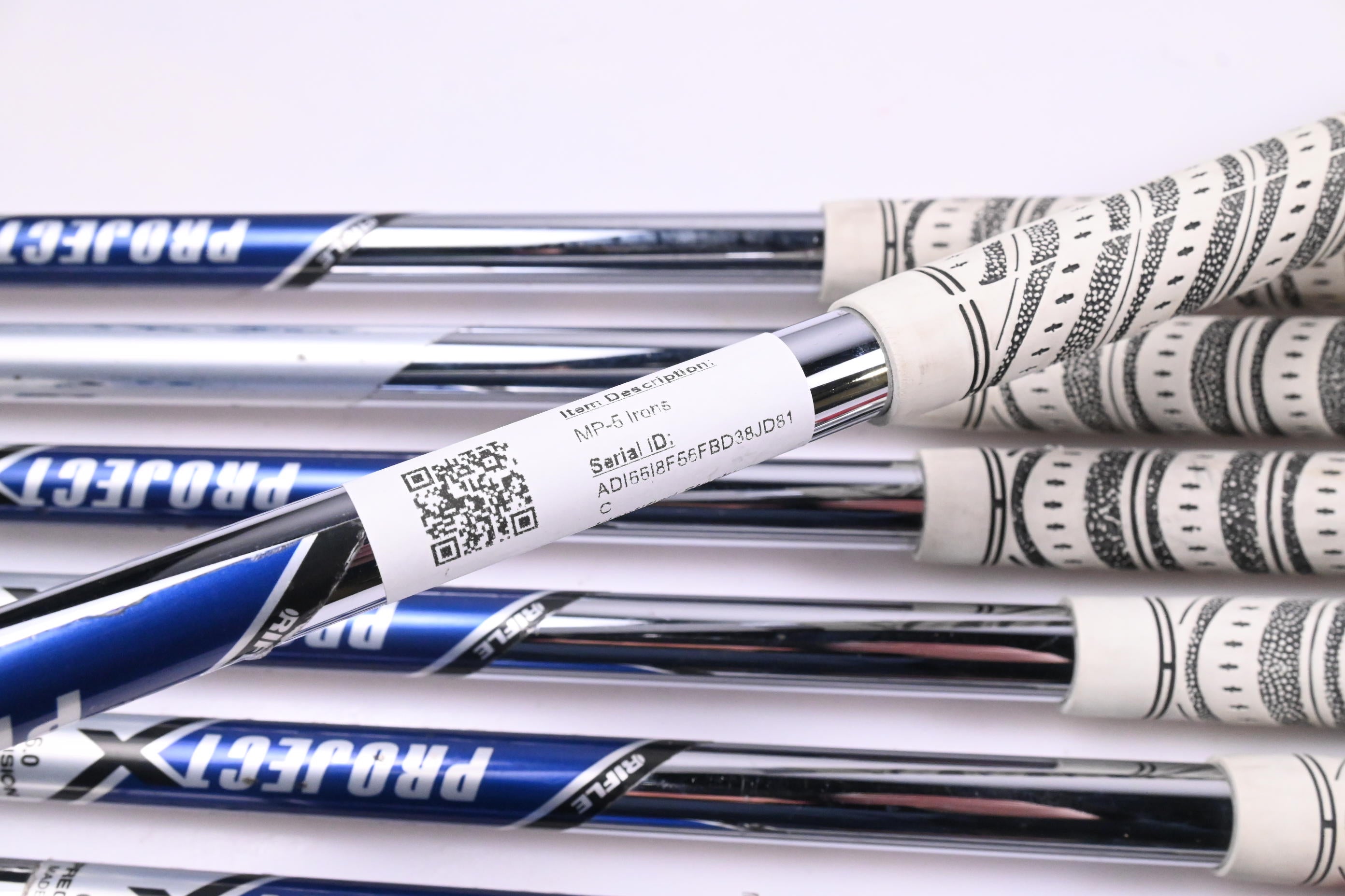 Mizuno MP-5 Irons / 3-9i / Stiff Flex Project X Rifle Shafts
