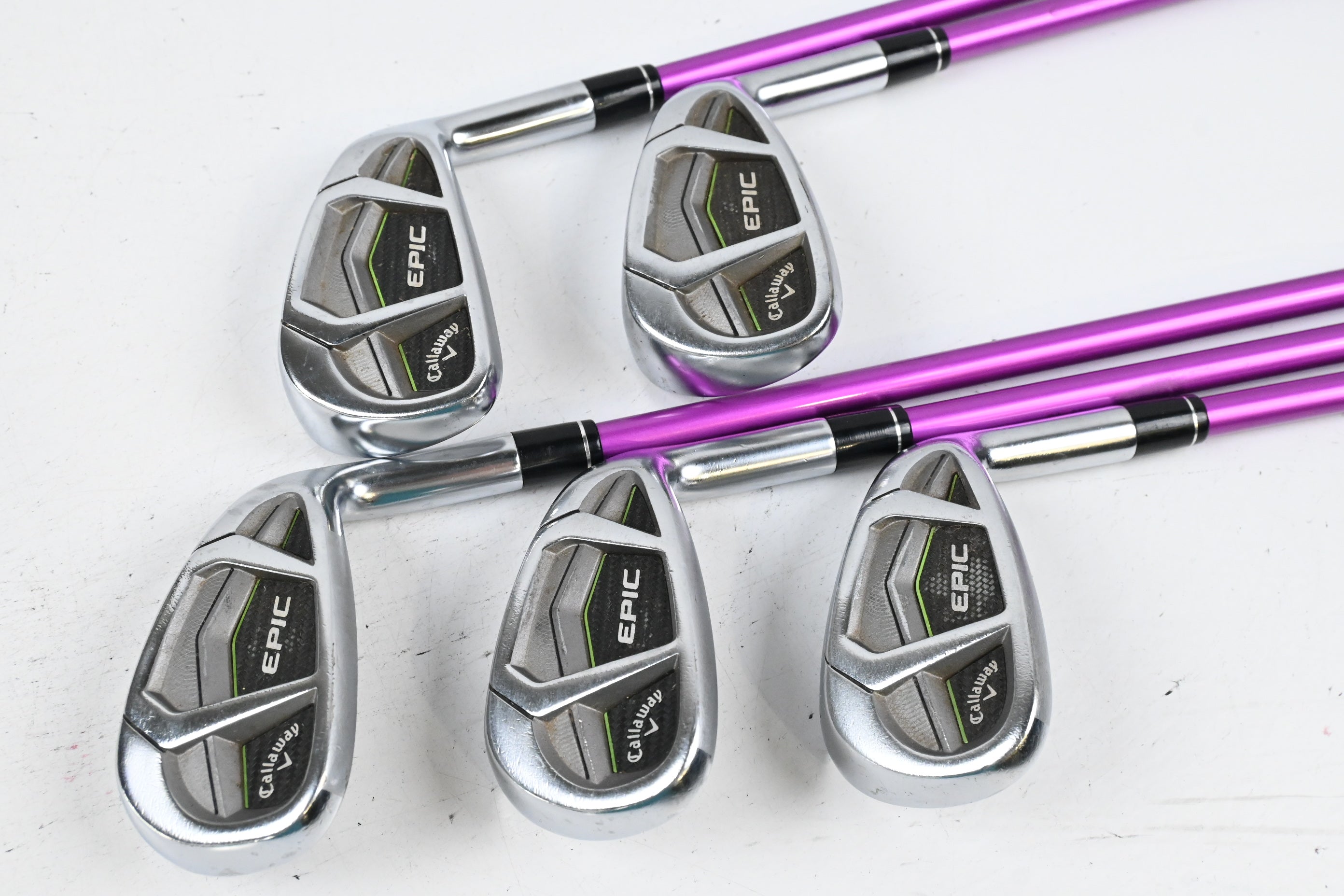 Ladies Callaway Epic Irons / 7-PW+GW / Ladies Flex Rexis Xela Shafts