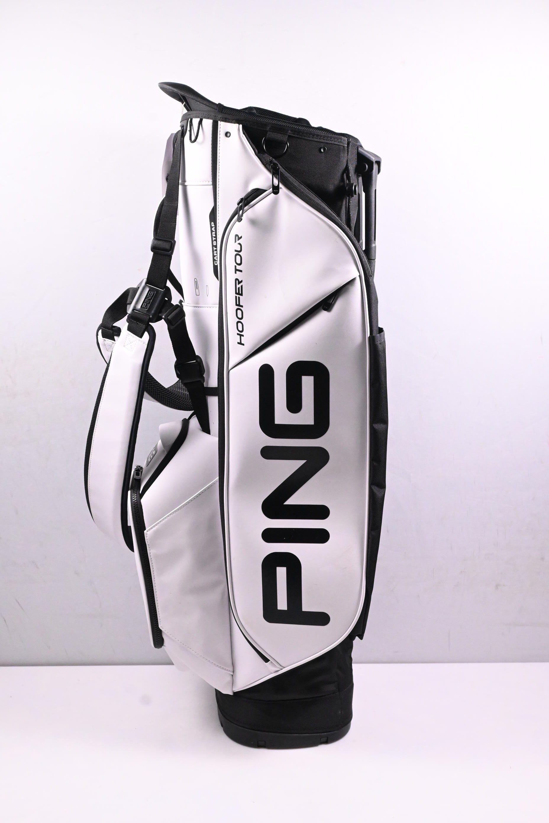 Ping Hoofer Tour Stand Bag / 5-Way Divider / White, Black