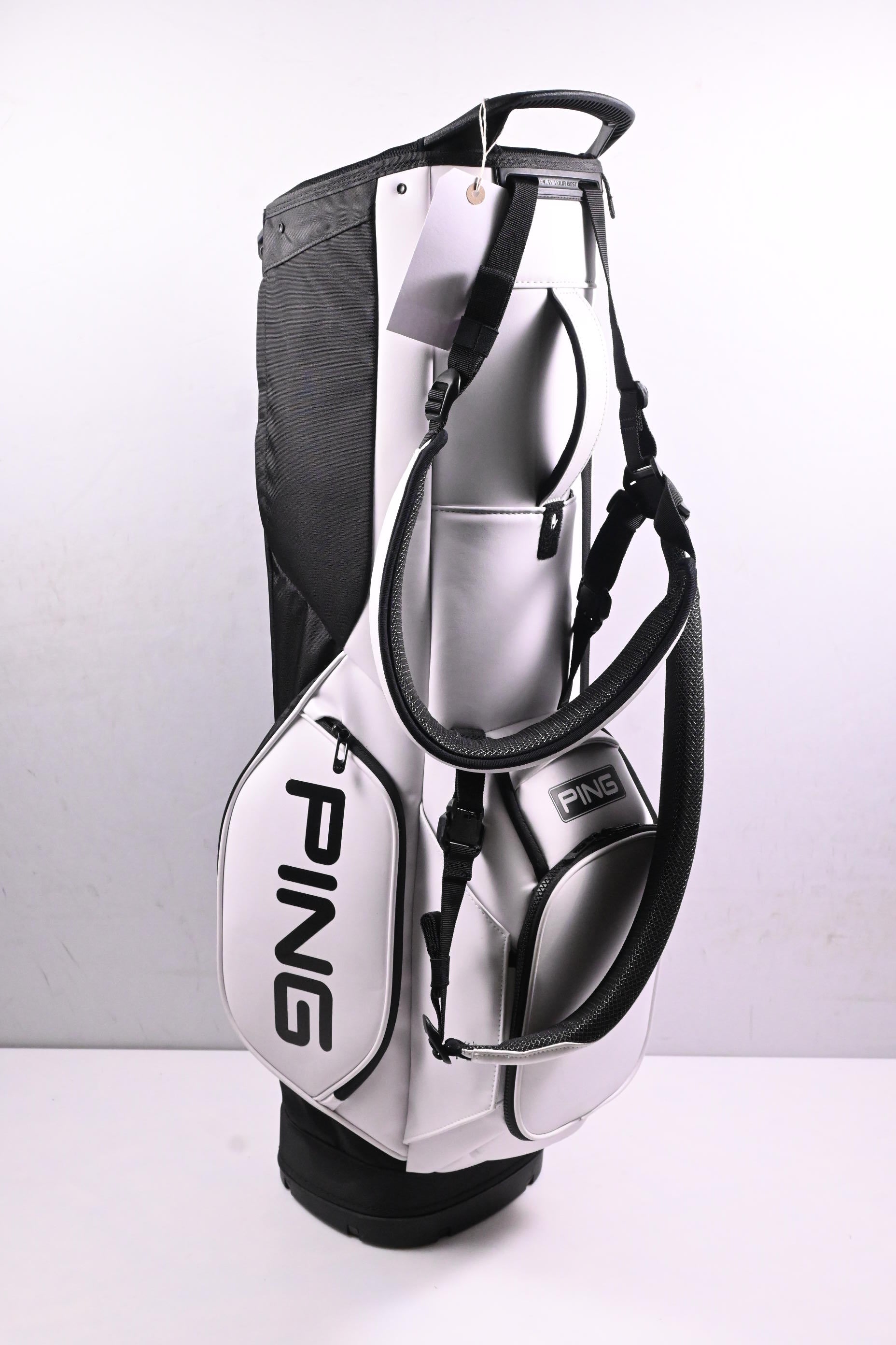 Ping Hoofer Tour Stand Bag / 5-Way Divider / White, Black