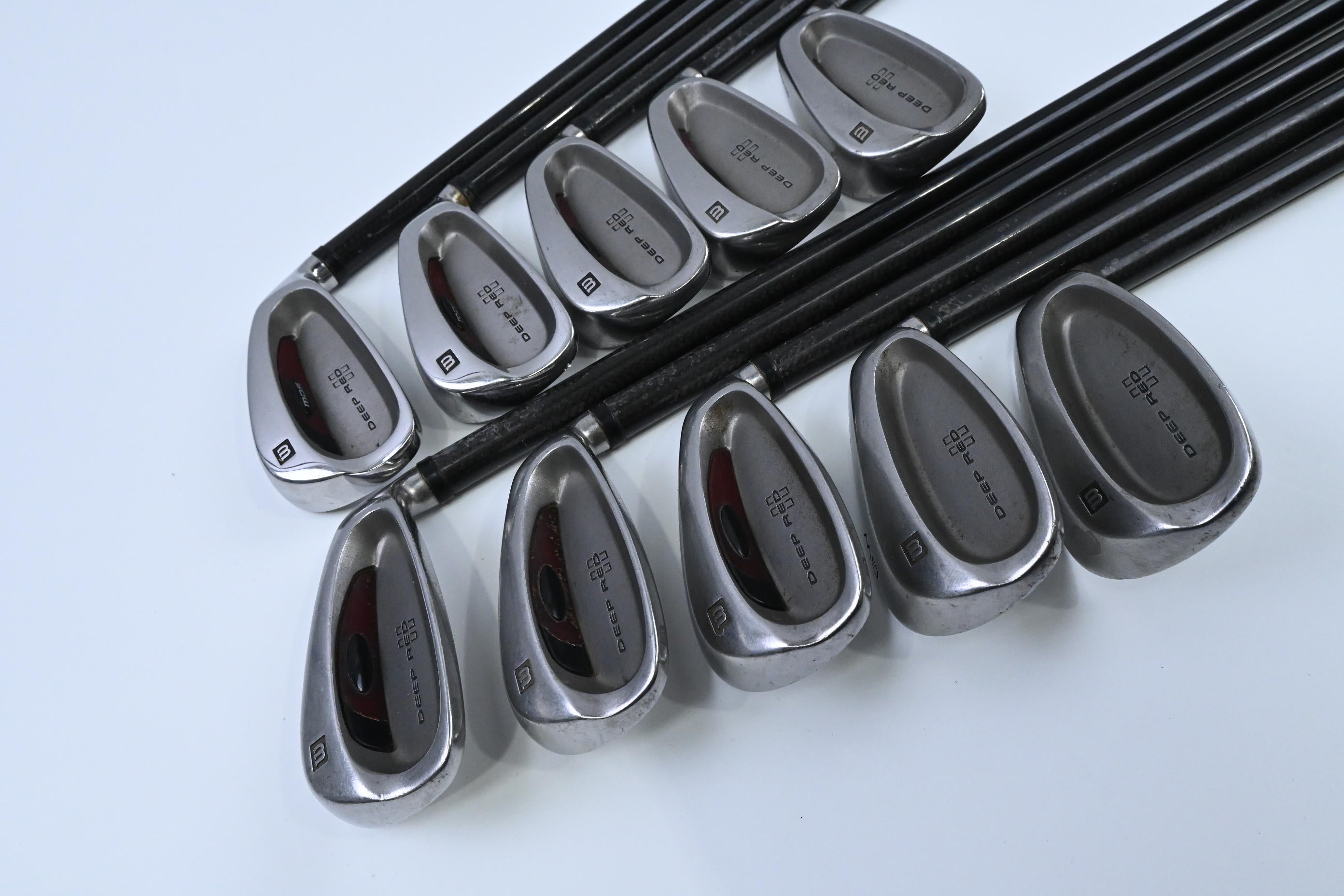 Wilson Deep Red Irons / 3-PW+GW+SW / Regular Flex Wilson Tri-Ply .535 Shafts